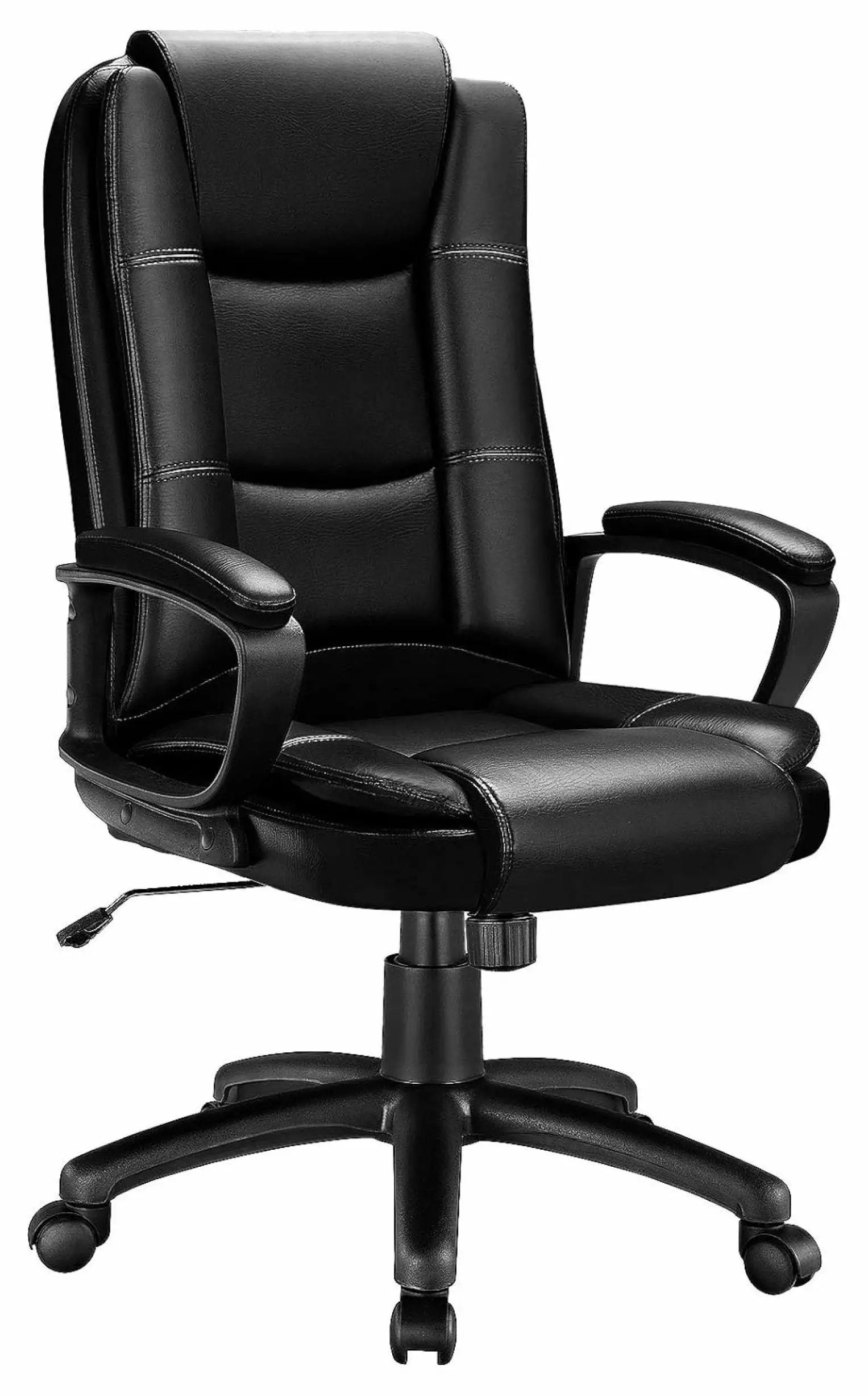 Black KioJJp Ergonomic Office Gaming Chair High Back Cushion Lumbar Support and Adjustable Swivel