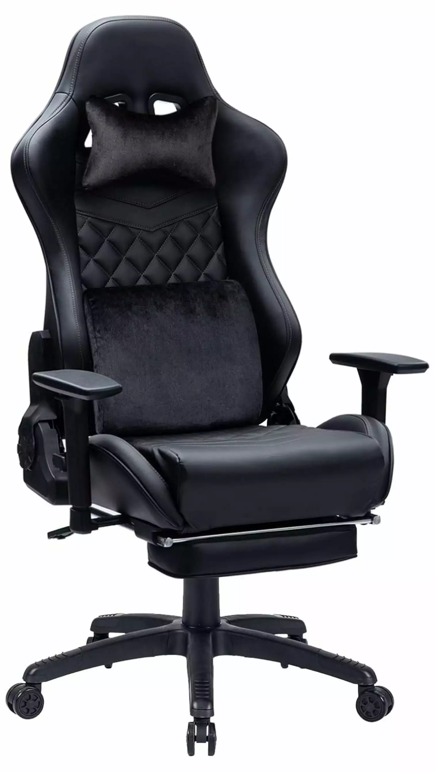 Gaming Chair Adults 350LBS Reinforced Base Thickened Seat Cushion Adjustable Armrest Ergonomic Office Computer Chair Memor...
