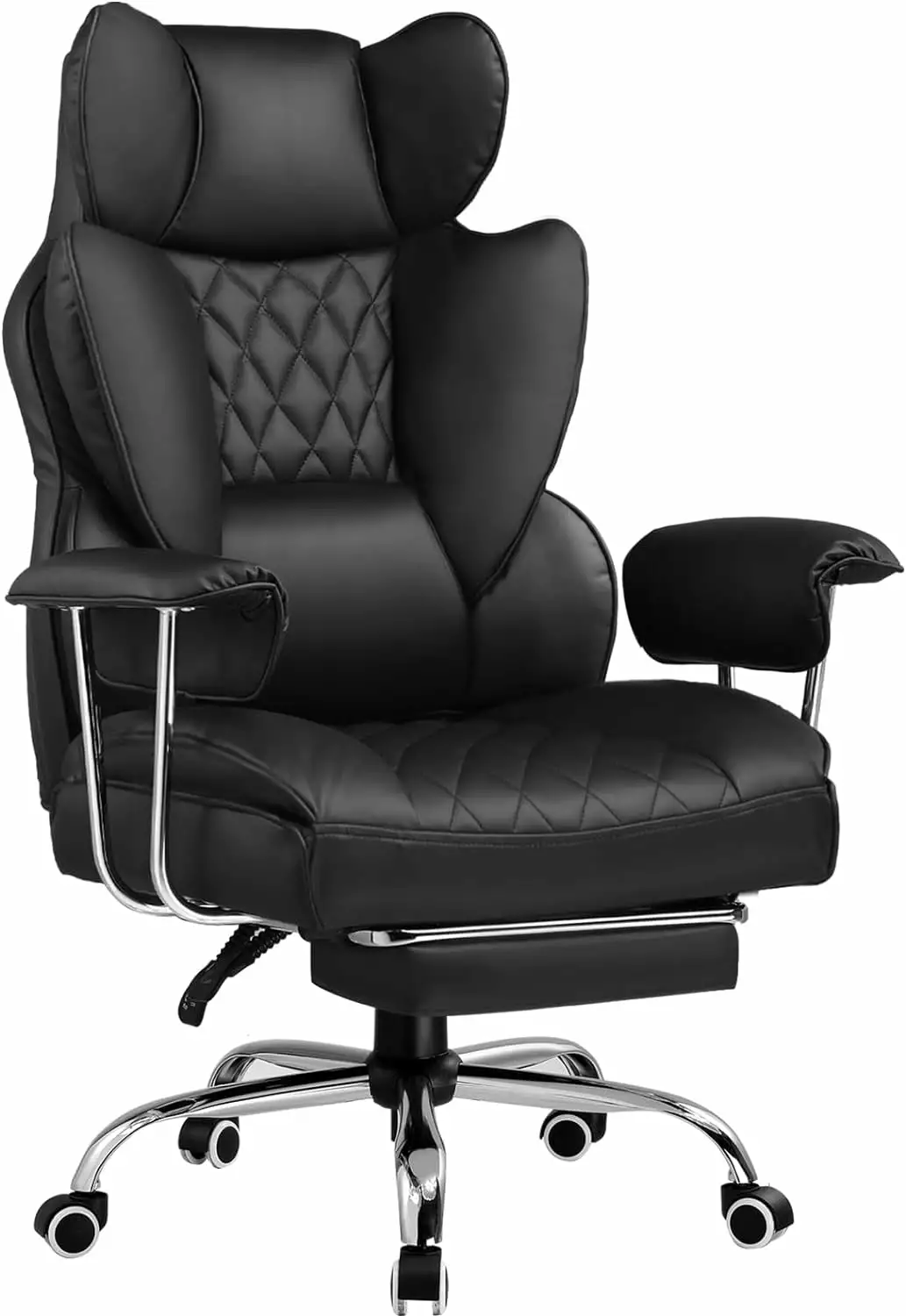 Gaming Chair Office Chair Pocket Spring Lumbar Support Ergonomic Comfortable Wide Desk Chair shinyswan
