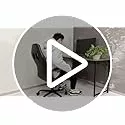 Black Gaming Chair Ergonomic Desk Chair Massage and Adjustable Lumbar Support Adults and Teens TeviRoom