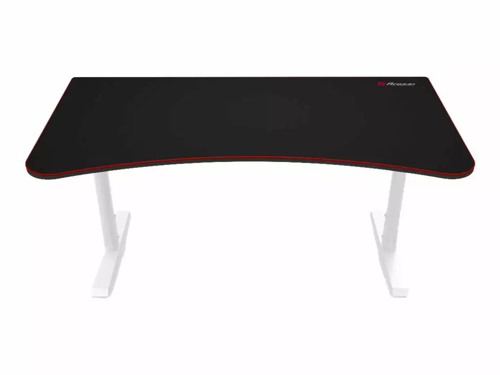 Arozzi Arena Metal Gaming Desk Black Large Surface Multiple Monitors