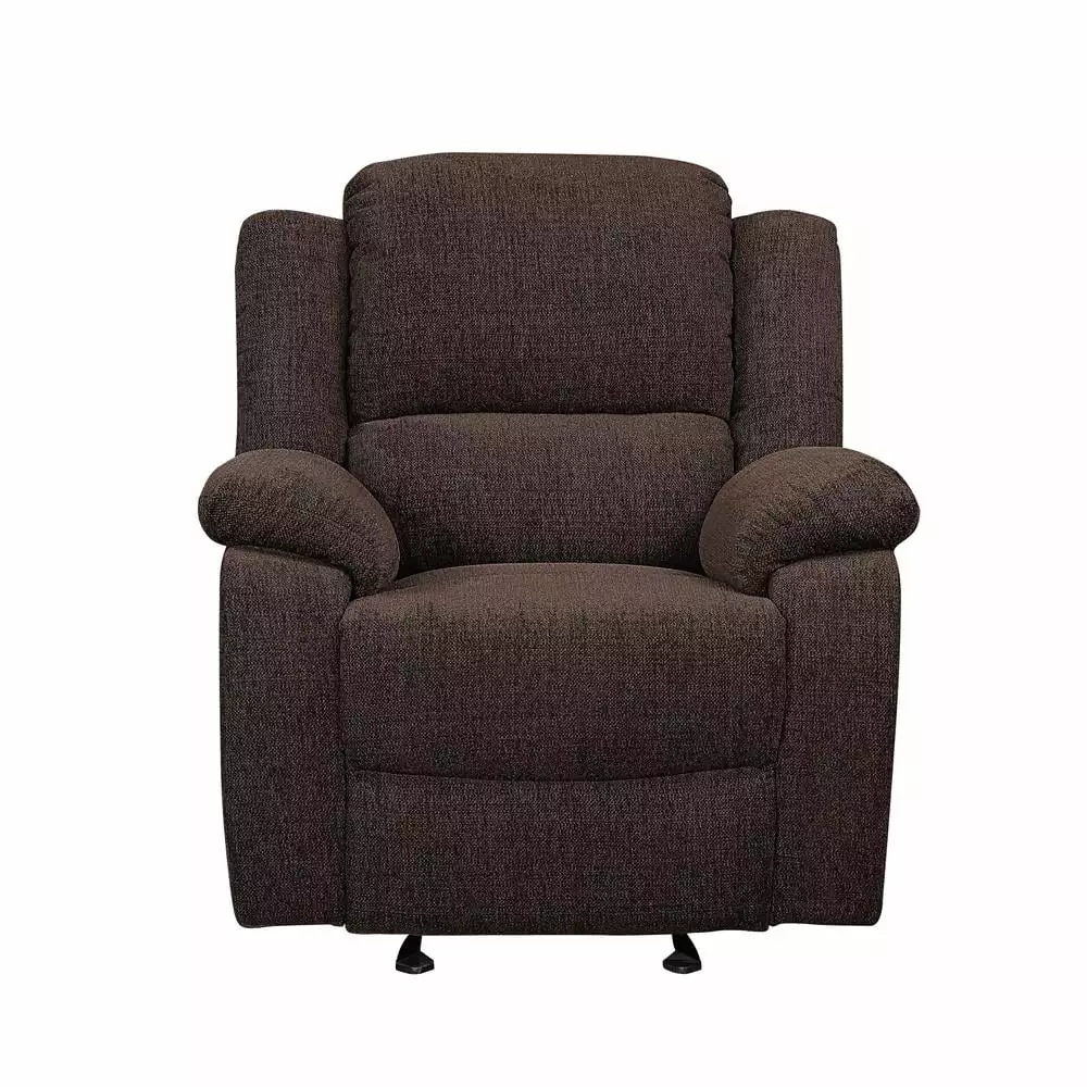 ACME Madden Chenille Upholstered Glide Recliner Brown - Comfortable and Durable Acme Furniture