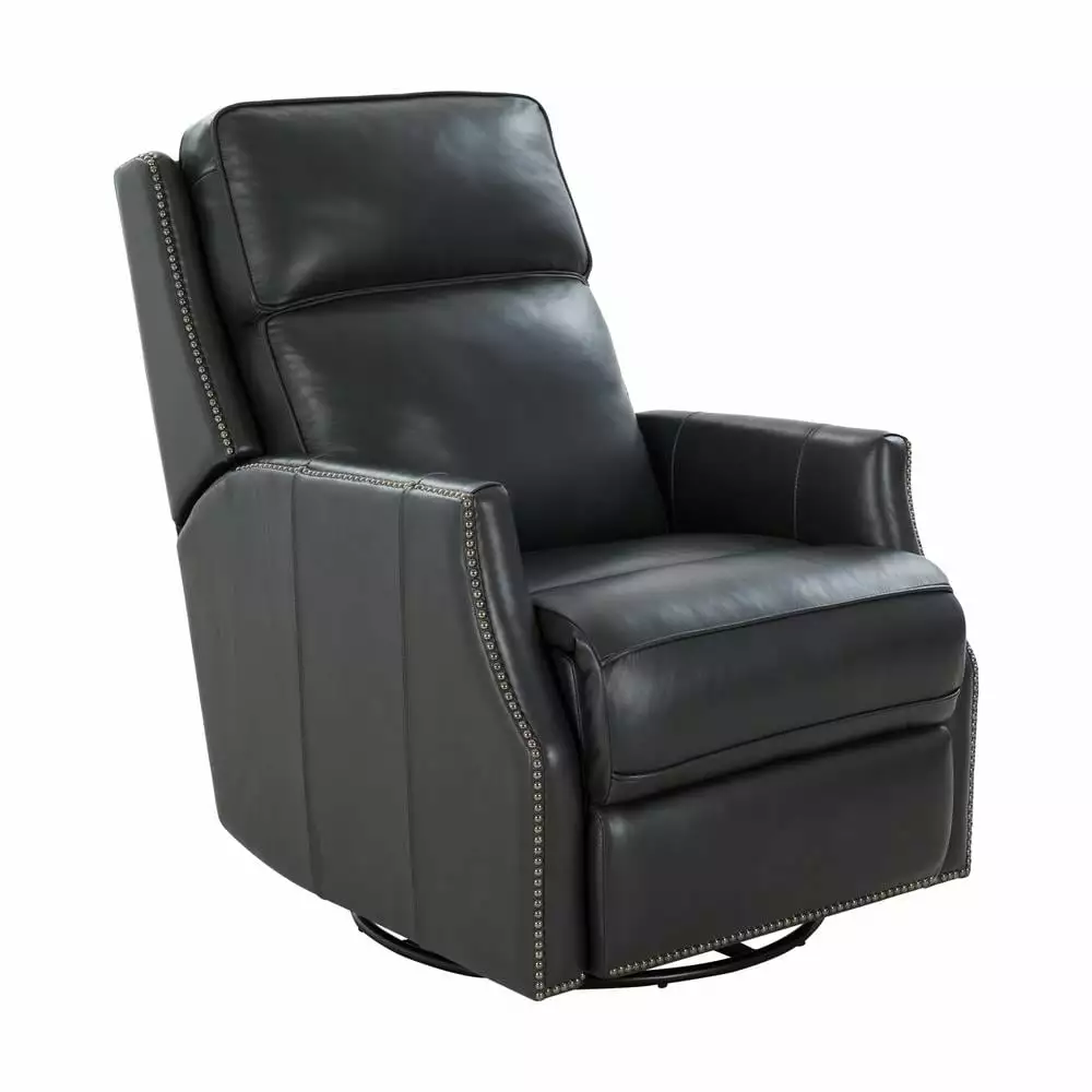 Barcalounger Aniston Swivel Glider Recliner - Gray Comfortable Living Room Chair