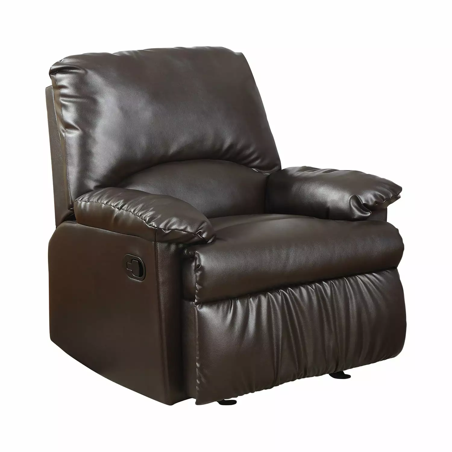 Upholstered Glider Recliner Chair Brown Comfortable Rocking Recliner Coaster Company