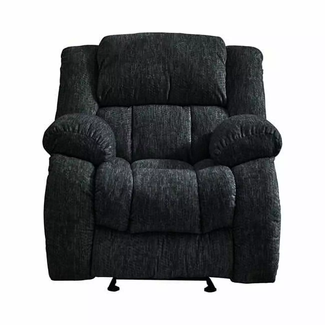 Ebony Black Glider Recliner Chair Living Room Comfort Convenience Concepts
