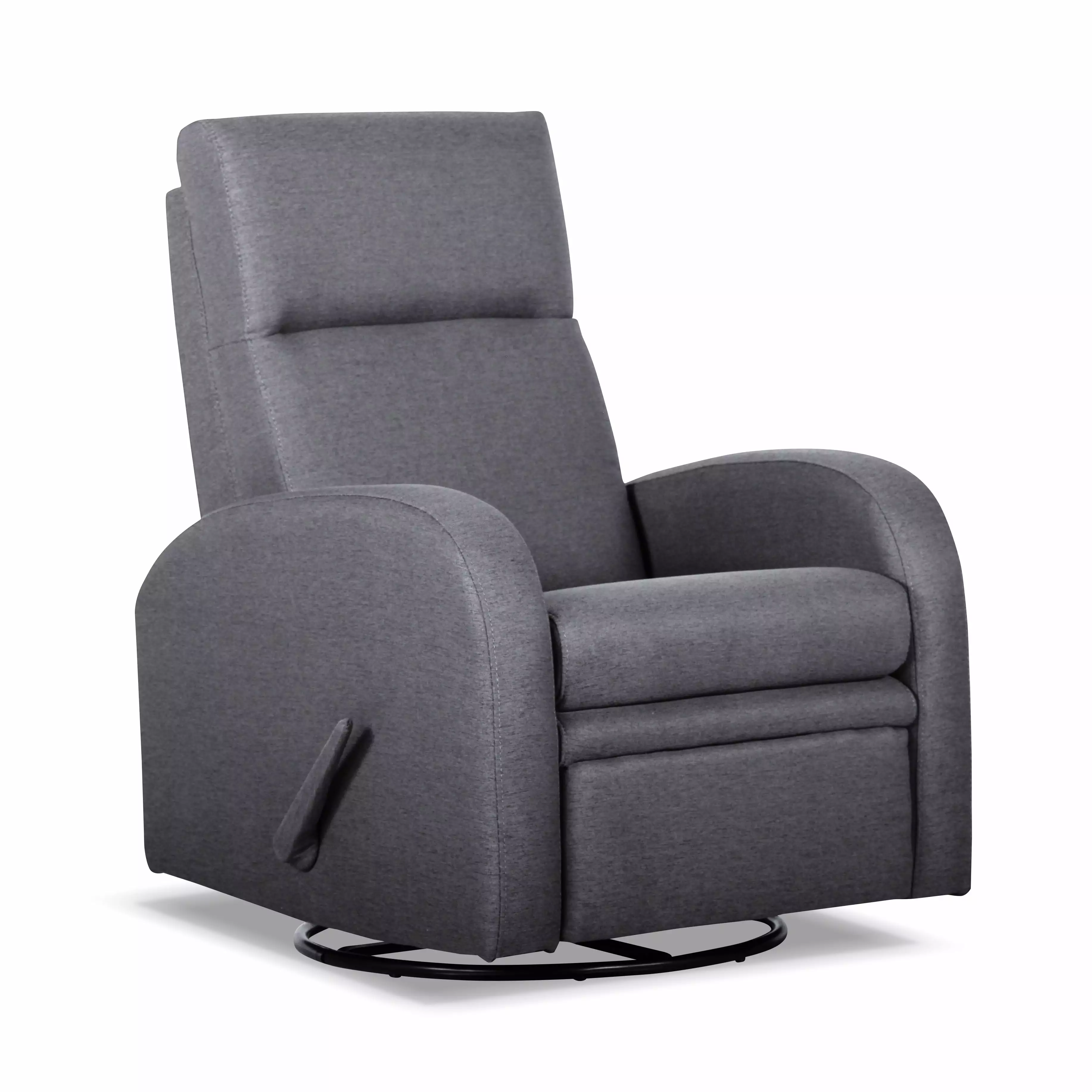 DeeHome York Handle Manual Glider Swivel Recliner - Stylish and Comfortable Seating