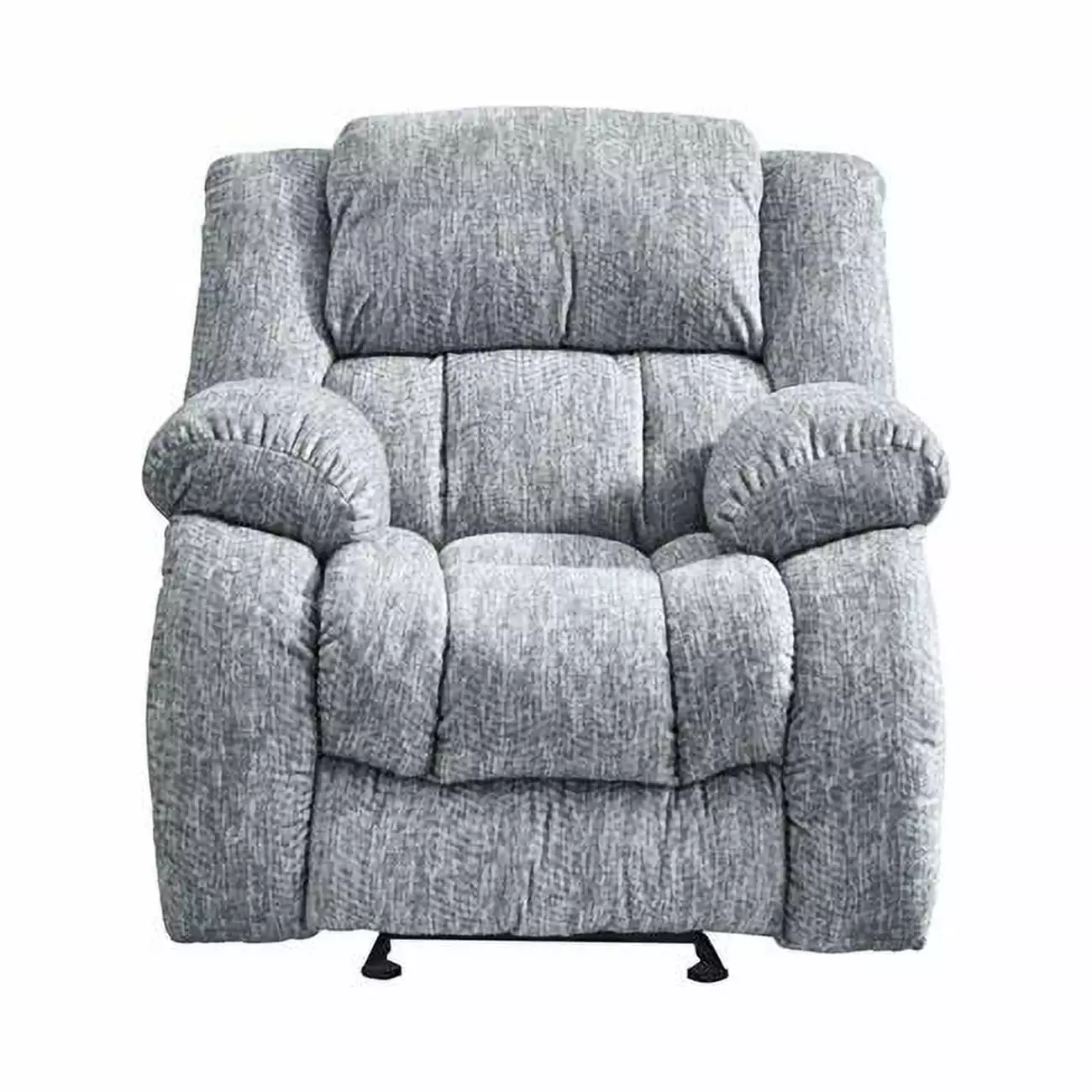 Global Furniture USA U250 Gray Fabric Glider Recliner Comfort