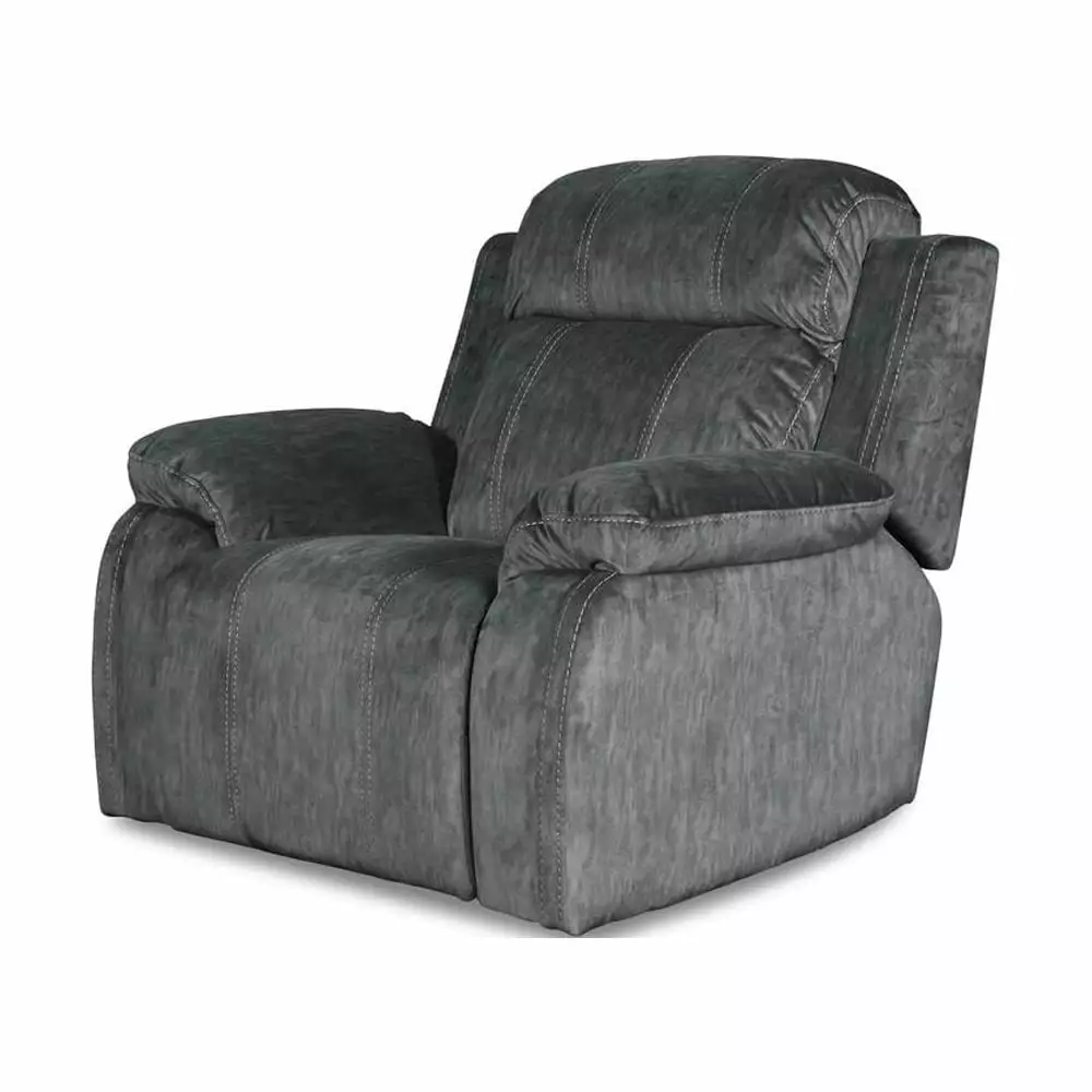 New Classic Furniture Tango Polyester Fabric Glider Recliner Shadow Gray