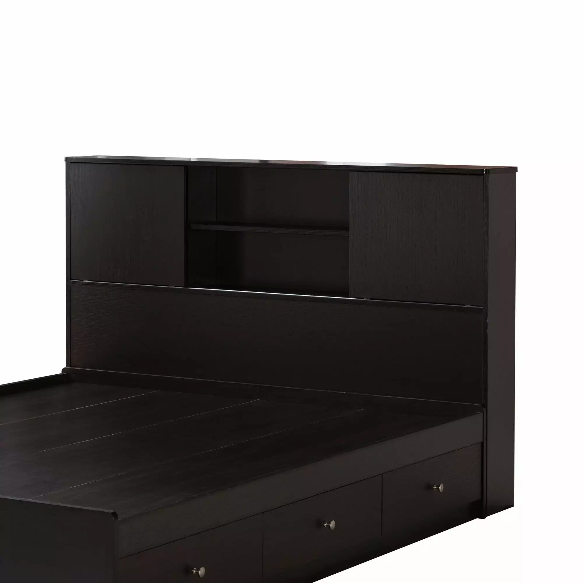 Twin Bookcase Headboard 2 Sliding Doors Red Cocoa Bed Bath & Beyond