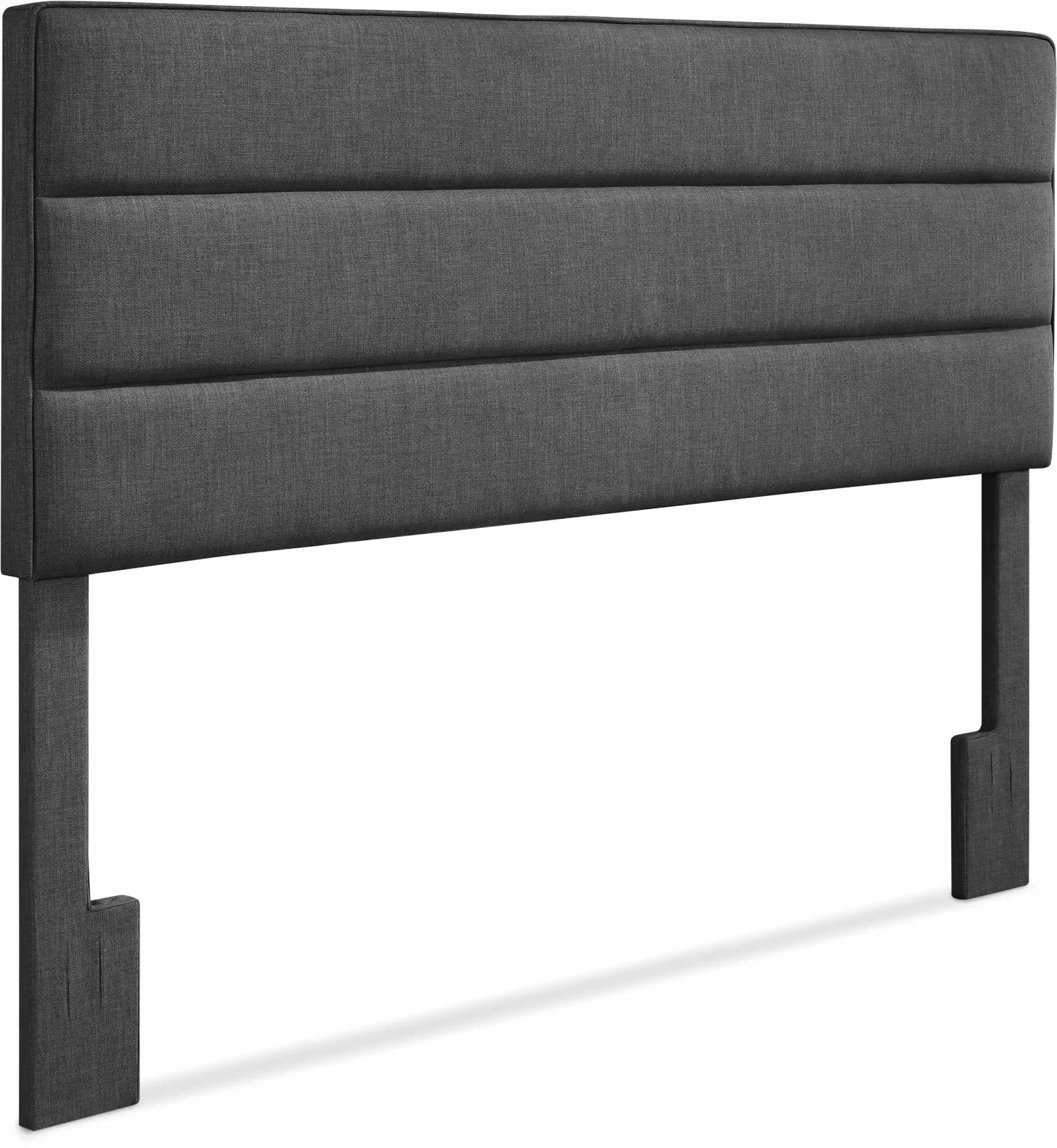 Serta Palisades King Upholstered Headboard Charcoal Gray - Modern Bedroom Decor