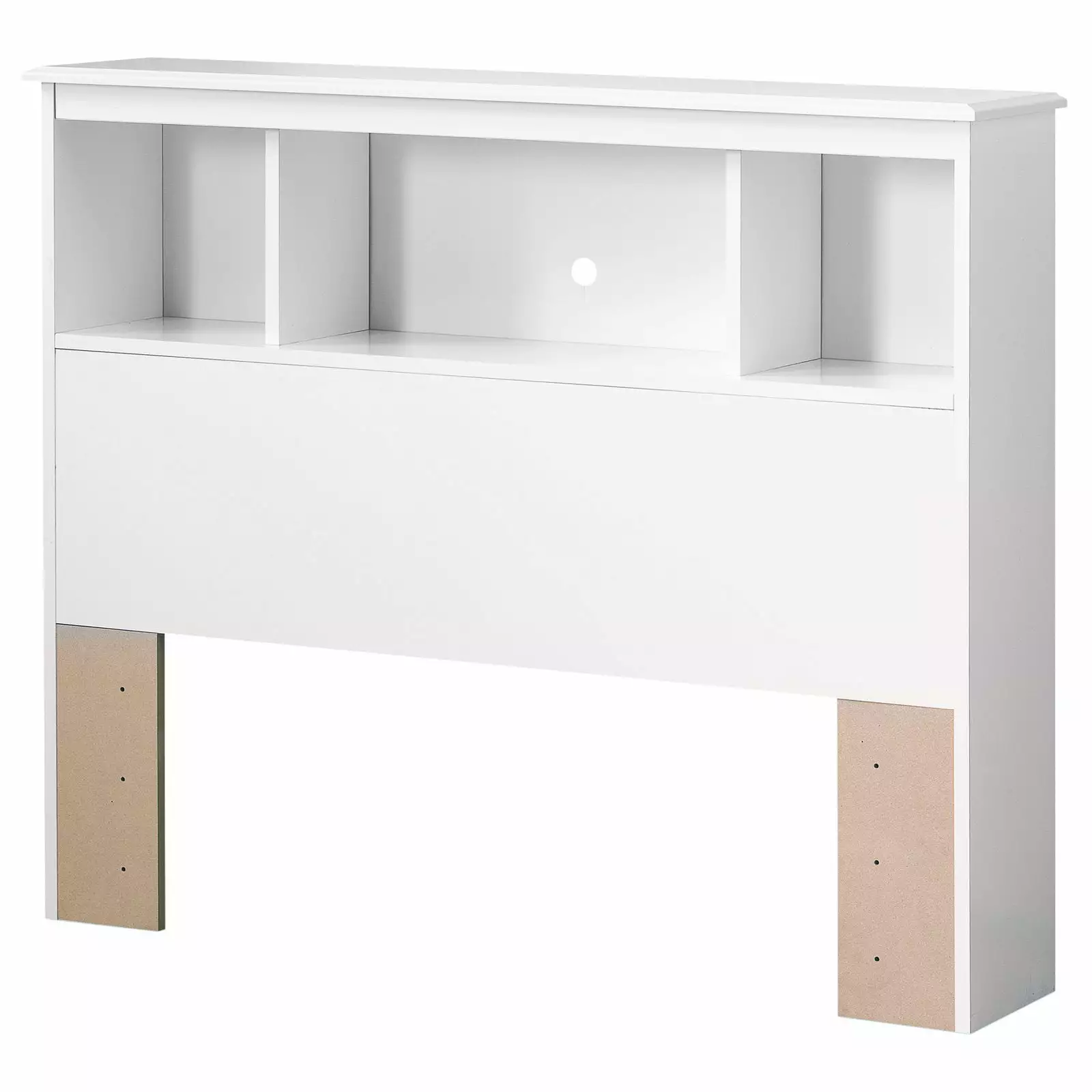 South Shore Crystal Gatherion Twin Bookcase Headboard White