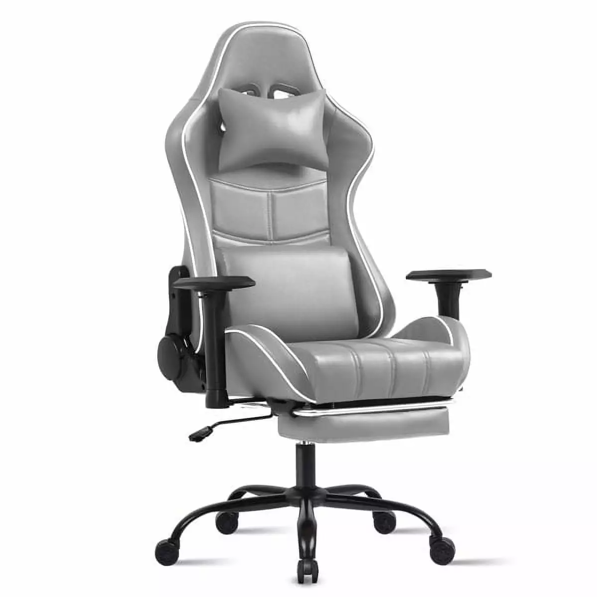Computer Gaming Chairs Adults Ergonomic Computer Chair Heavy People Adjustable Lumbar Office Desk Chair Footrest 360-Swive...