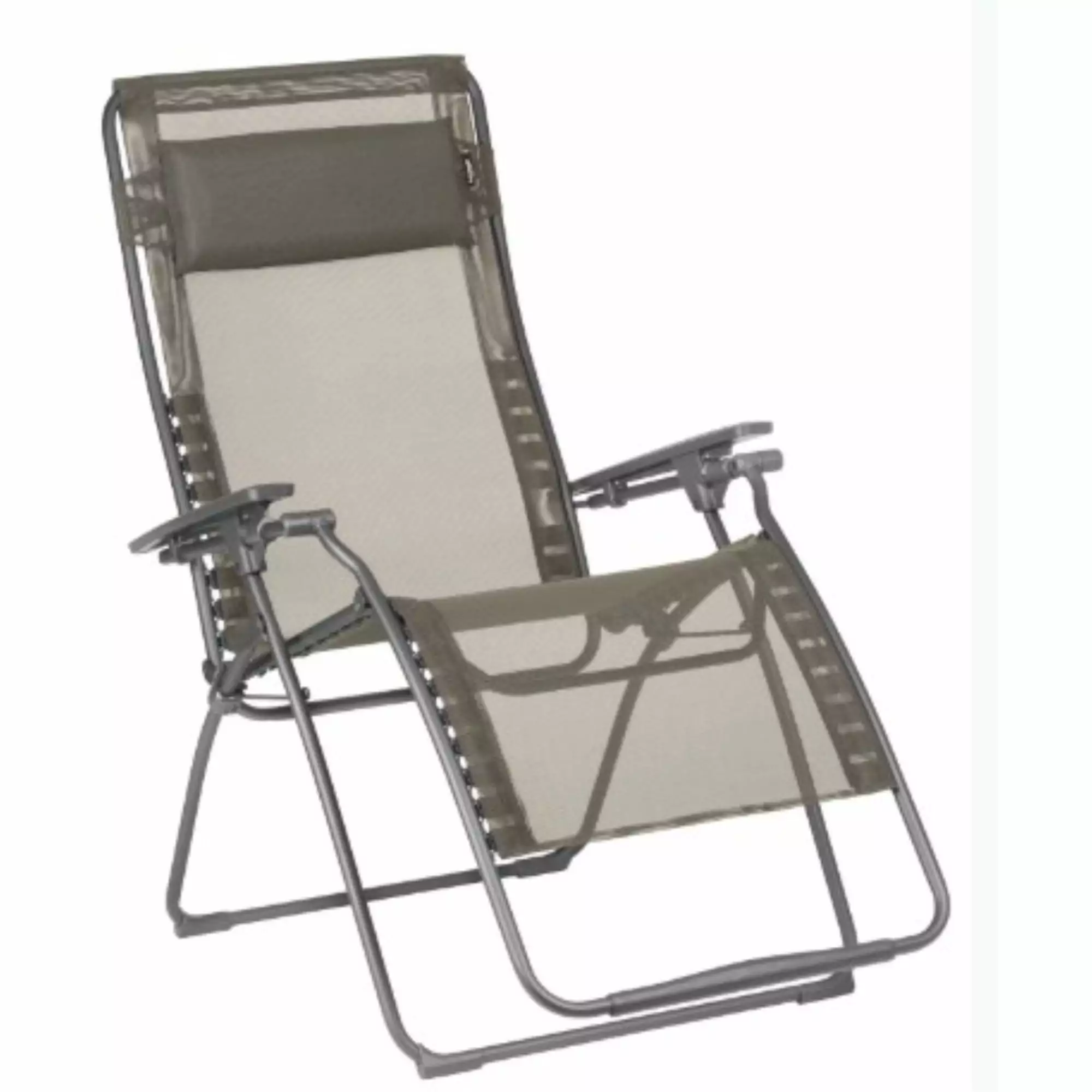 29.9 X 68.1 X 49.2 Graphite Powder Coated Recliner XL Heavy Duty Lounge Chair HomeRoots
