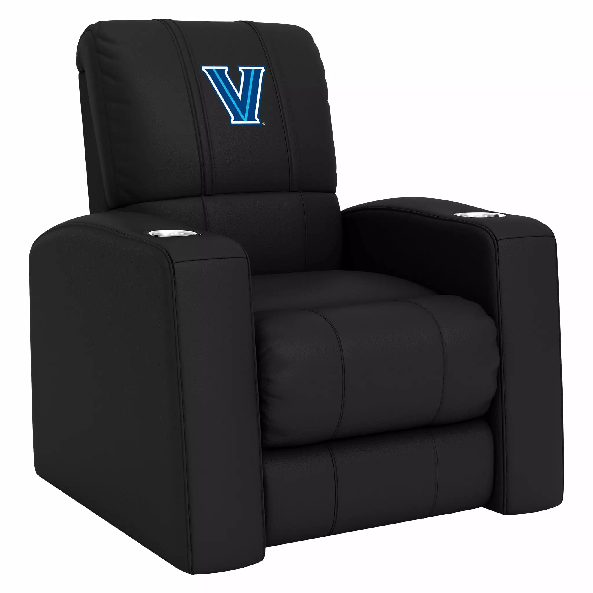 DreamSeat Relax Black Home Theater Recliner Embroidered Villanova Wildcats Logo Full Body Support