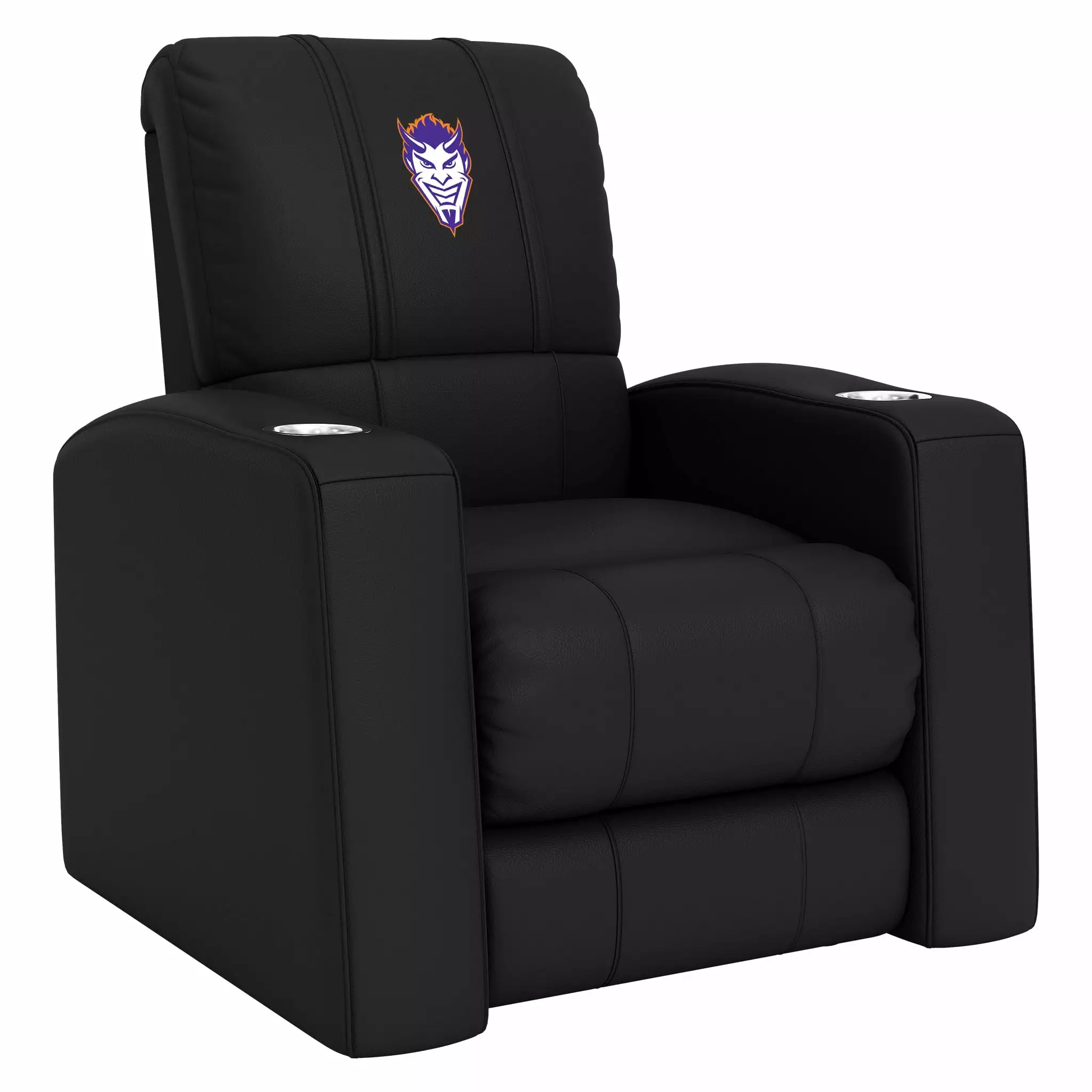 DreamSeat Relax Black Home Theater Recliner Northwestern State Demon Head Logo Full Body Support