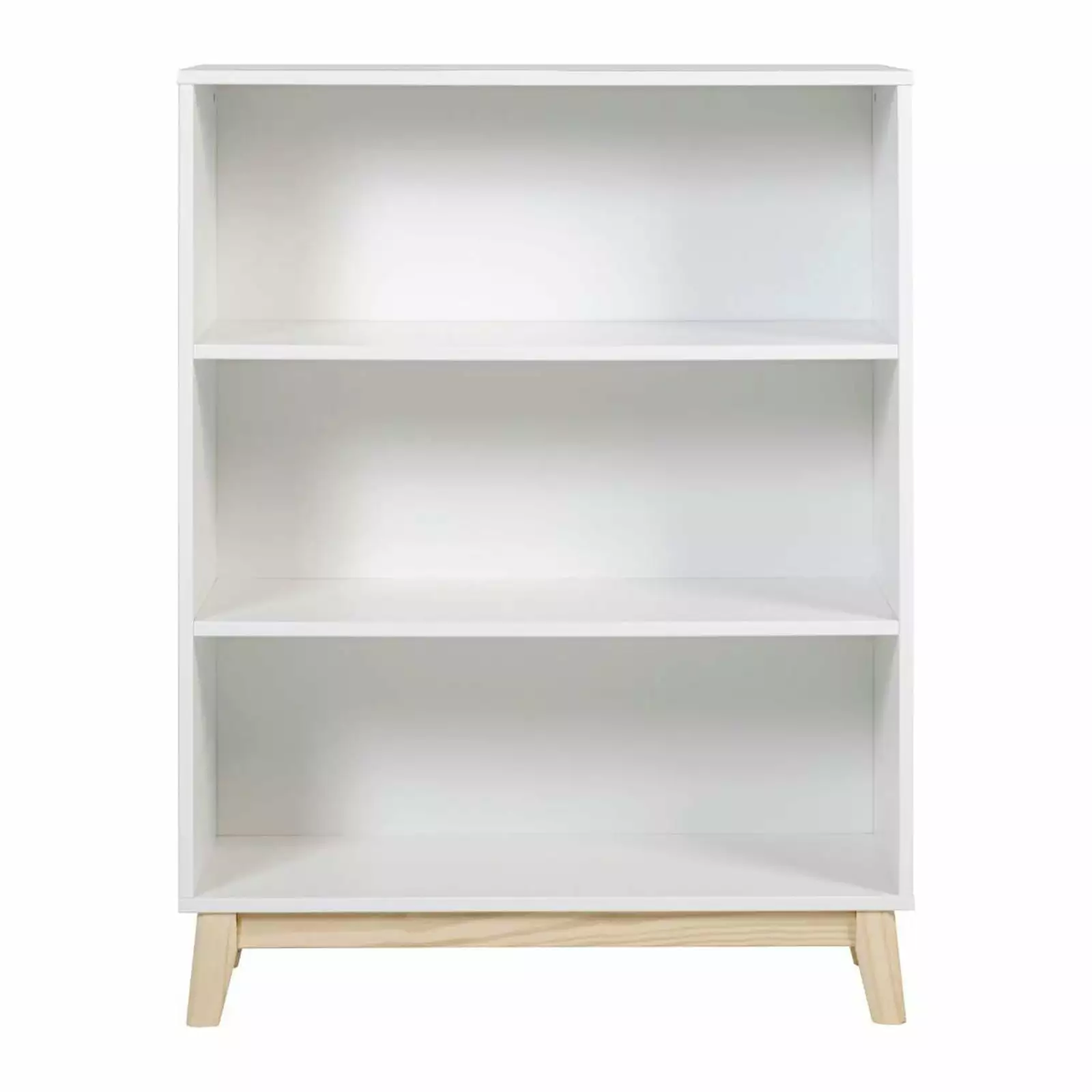 Alaterre MOD Kids 48 Inch Tall 3-Shelf Bookcase - Children's Bookshelf Bedroom or Playroom