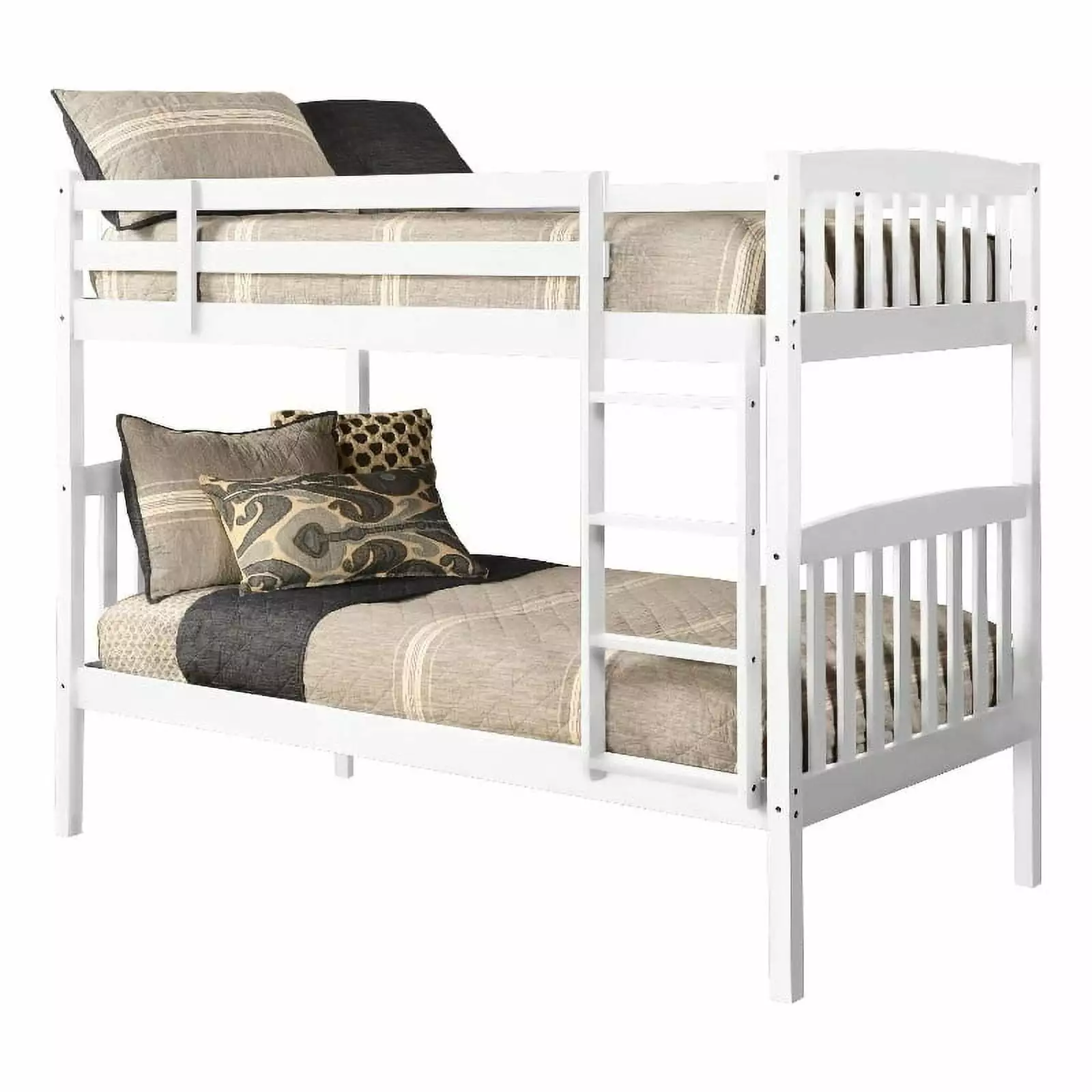 Claire Twin over Twin Wood Bunk Bed White - Mattresses Not Included Kodiak Furniture