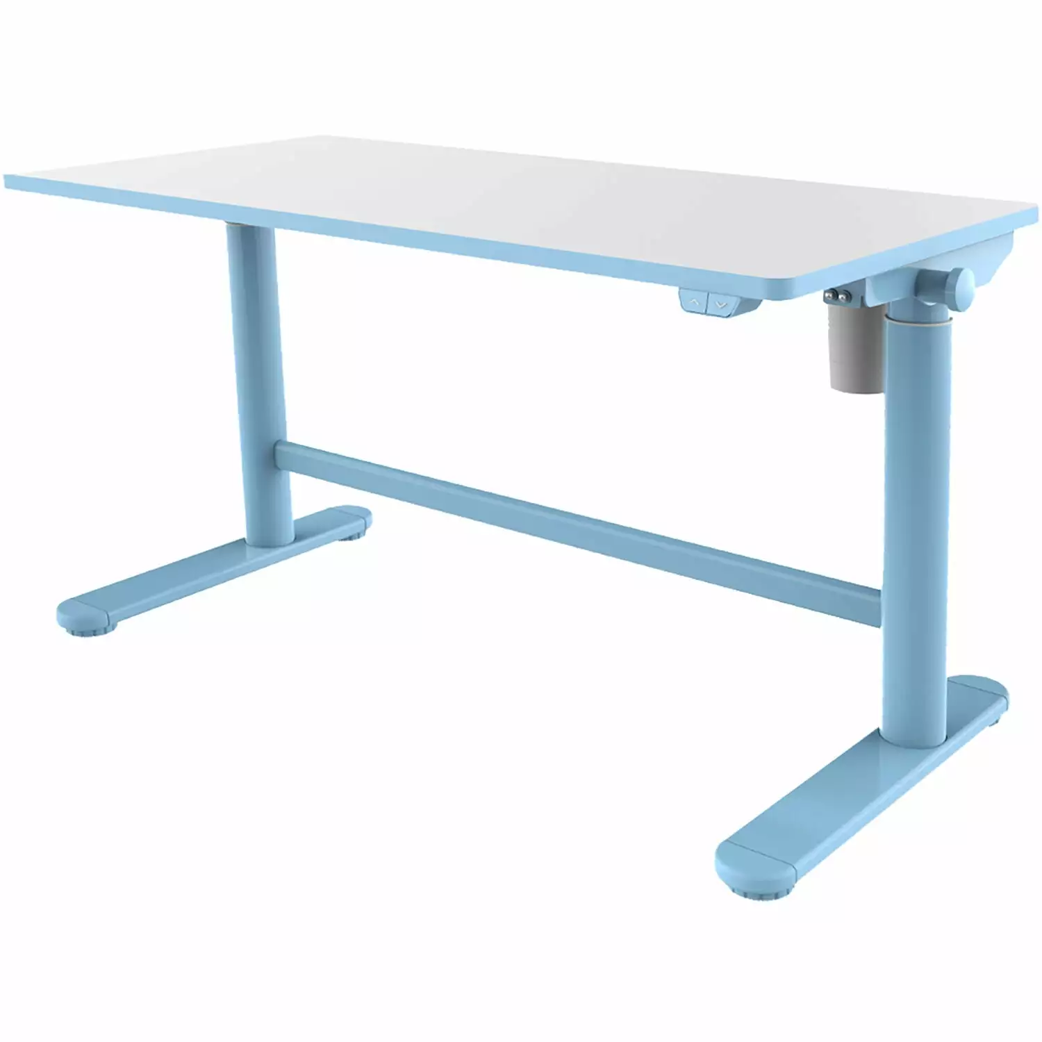 Hanover 20-Inch Wide Electric Blue Adjustable Height Desk Children