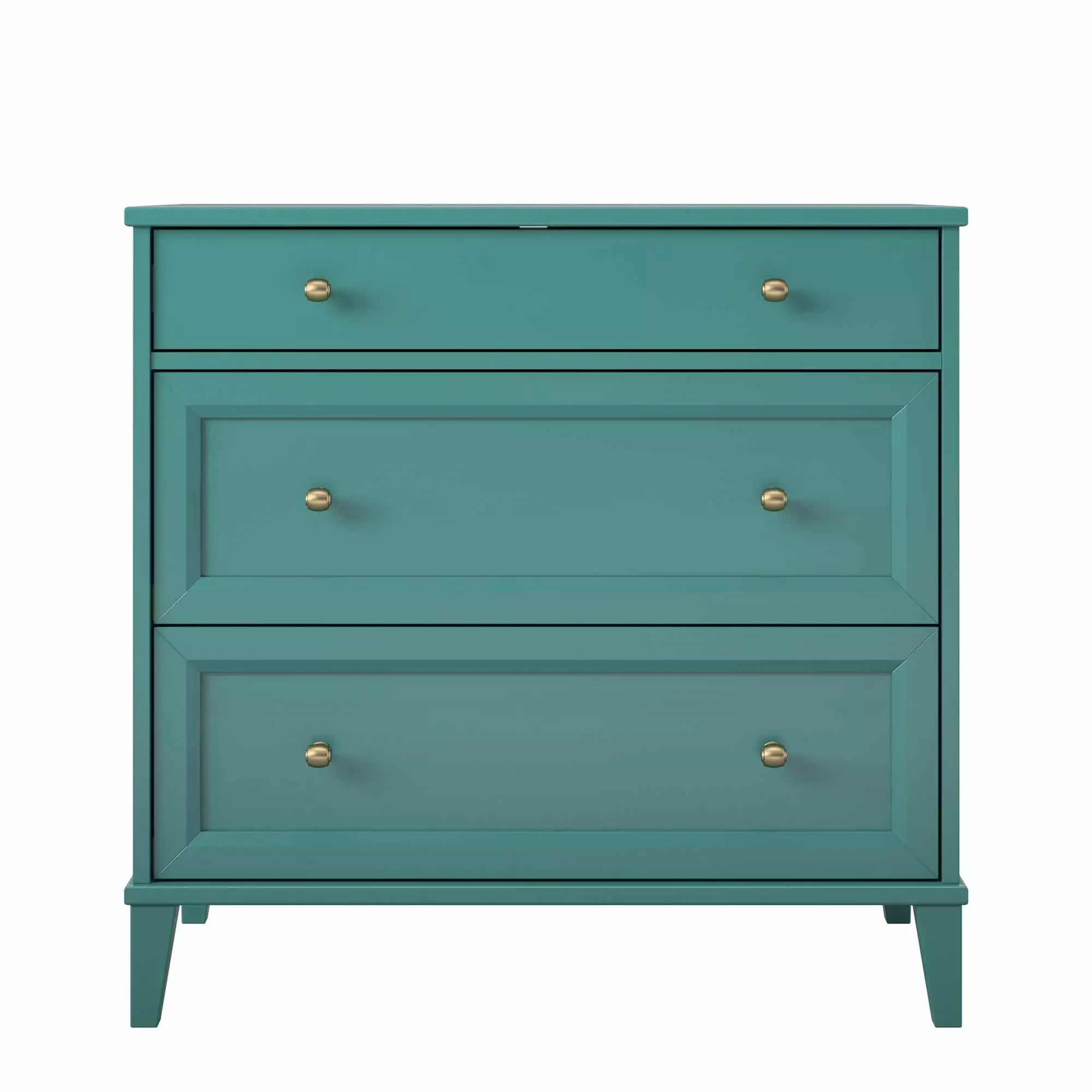 Ameriwood Home Monticello 2 Drawer Dresser Pull-out Desk Emerald Green