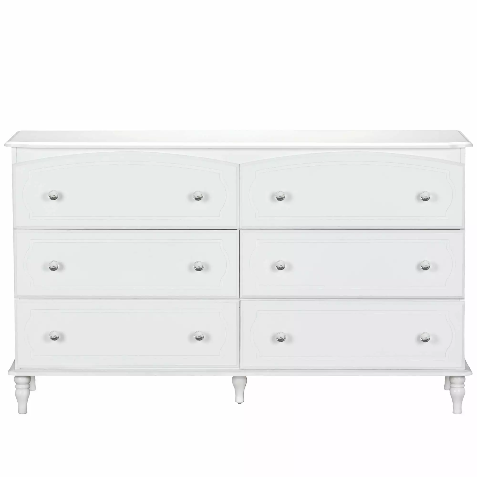 Little Seeds Rowan Valley Laren 6-Drawer Dresser White Kids Bedroom Furniture