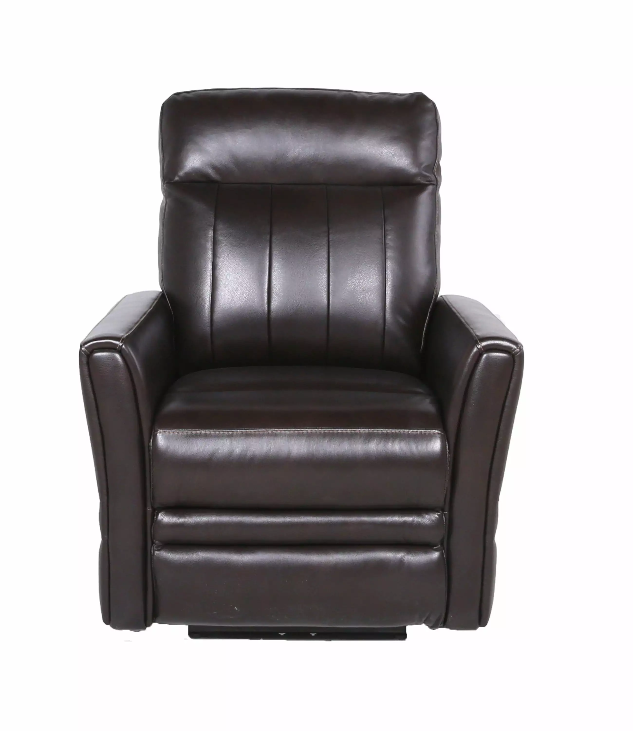 Aisha Leather Recliner Chair Brown - Classic and Comfortable Go Green Woods