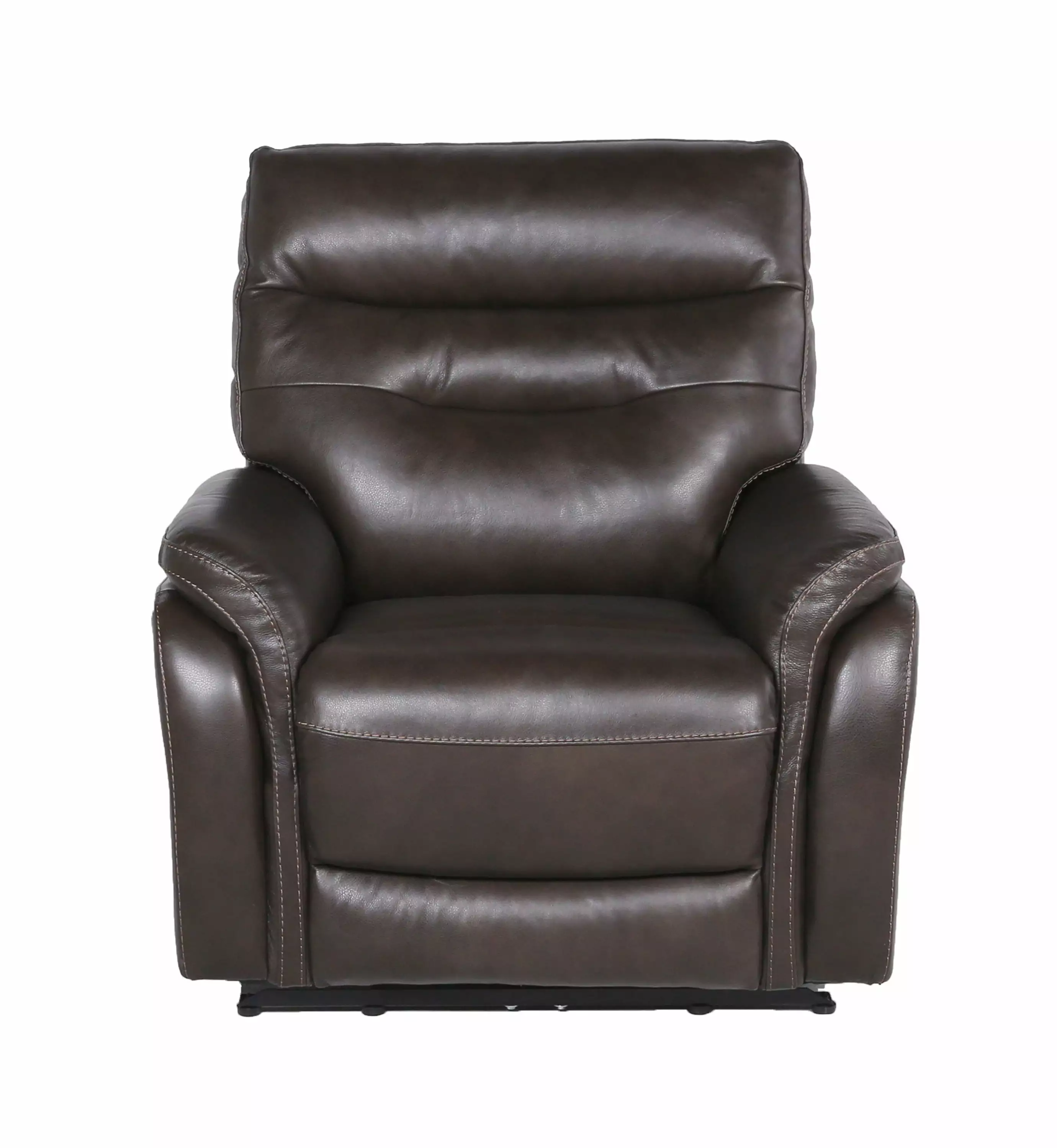 Rosa Top-Grain Leather Recliner Brown - Premium Quality Elegant Living Spaces Go Green Woods