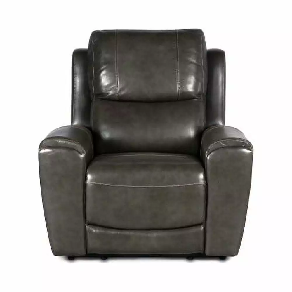 Leather Power Reclining Collection Power Leg Rest and USB Charging Contemporary Style Super Dope
