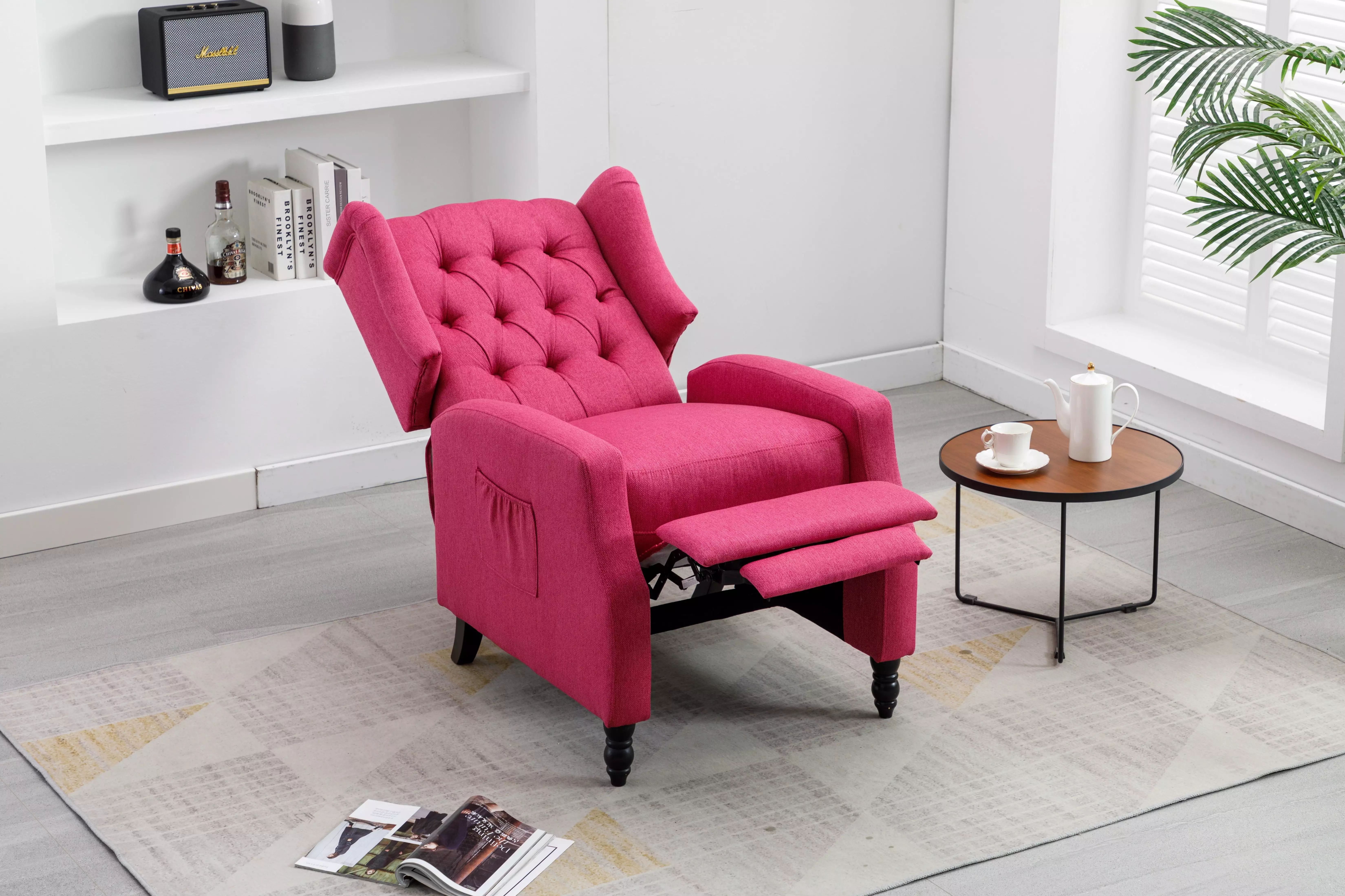 CoSoTower Modern Comfortable Upholstered Leisure Chair Recliner Living Room