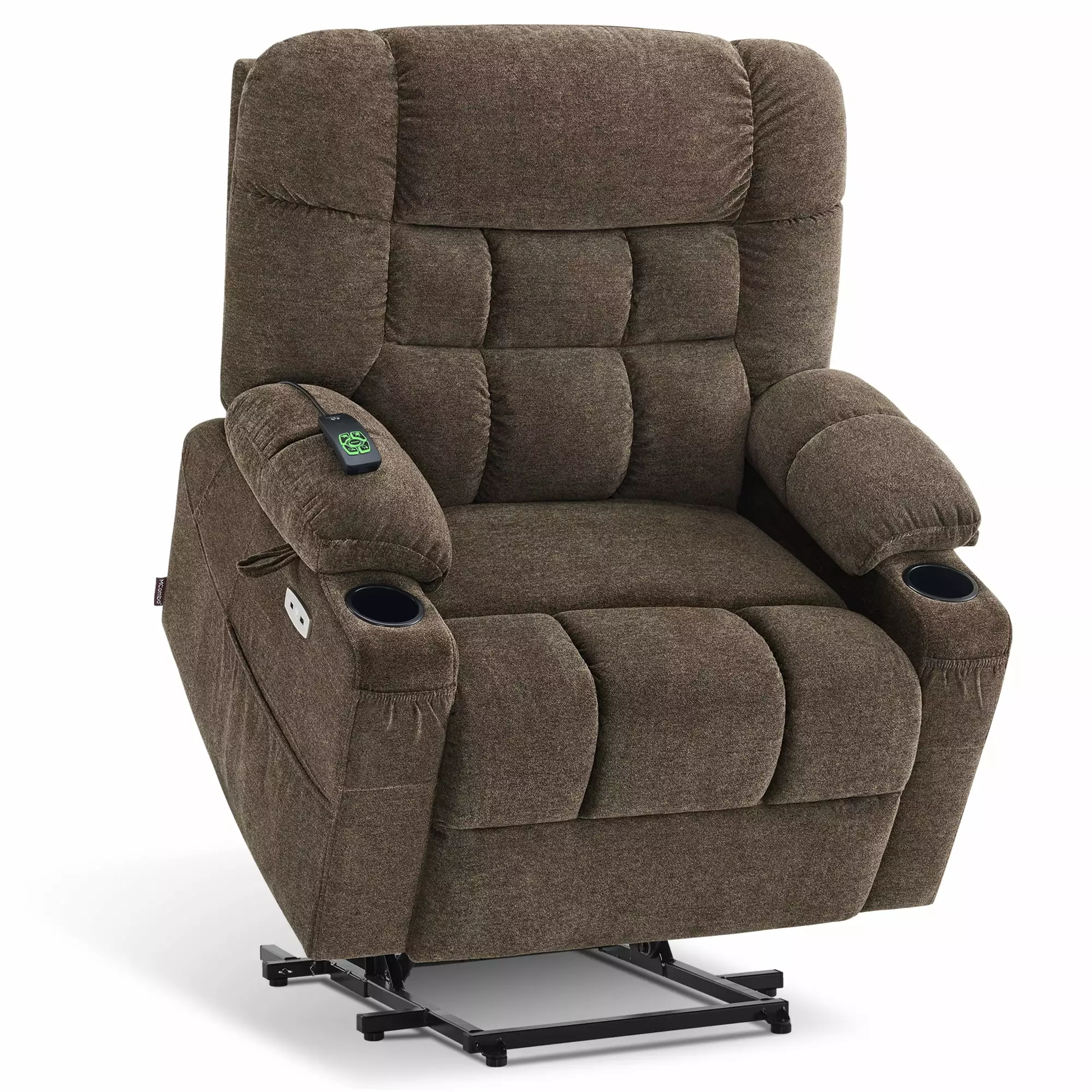 MCombo Dual Motor Power Lift Recliner Massage and Heating - Perfect Elderly Comfort