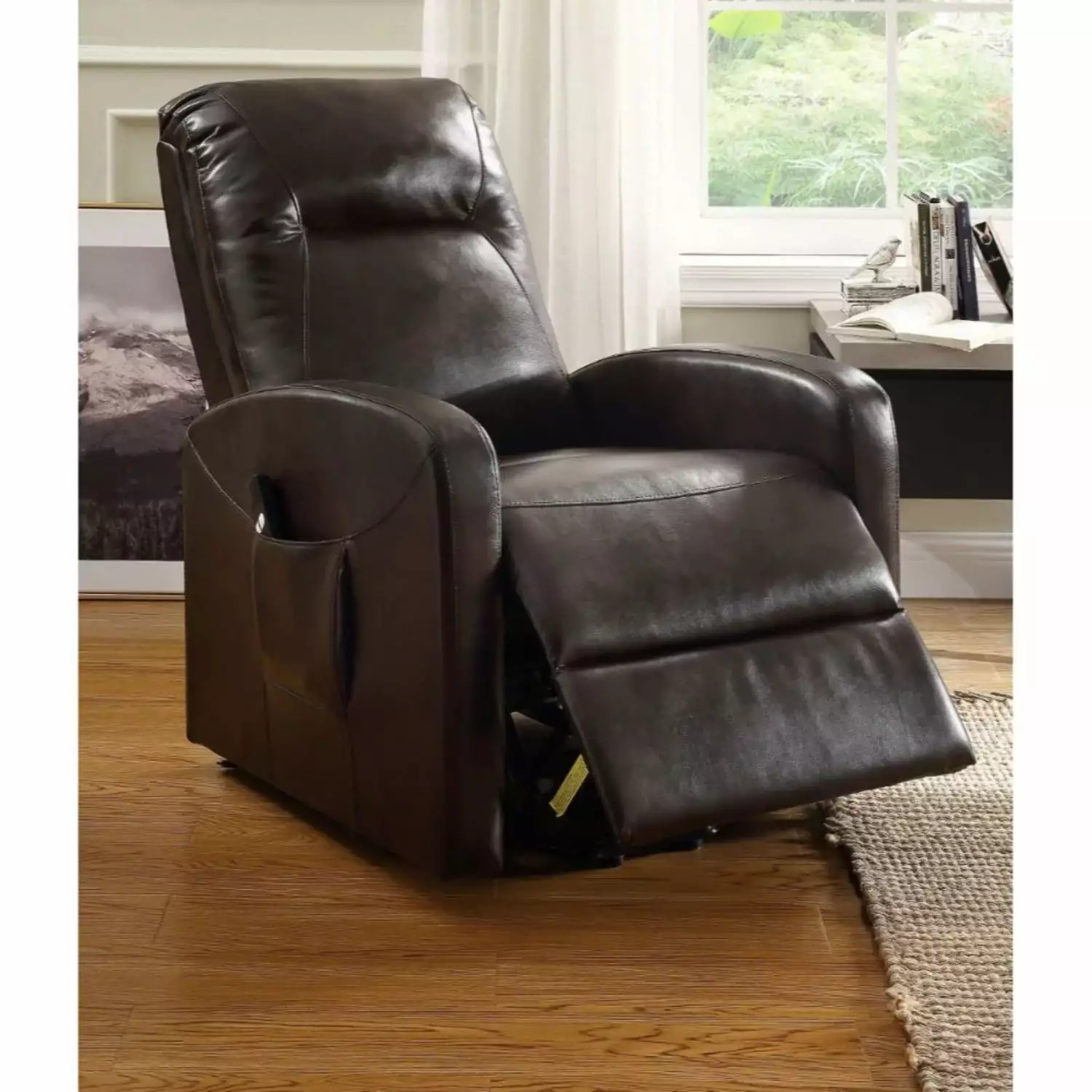 ACME Kasia Power Lift Recliner Espresso PU - Comfortable and Stylish