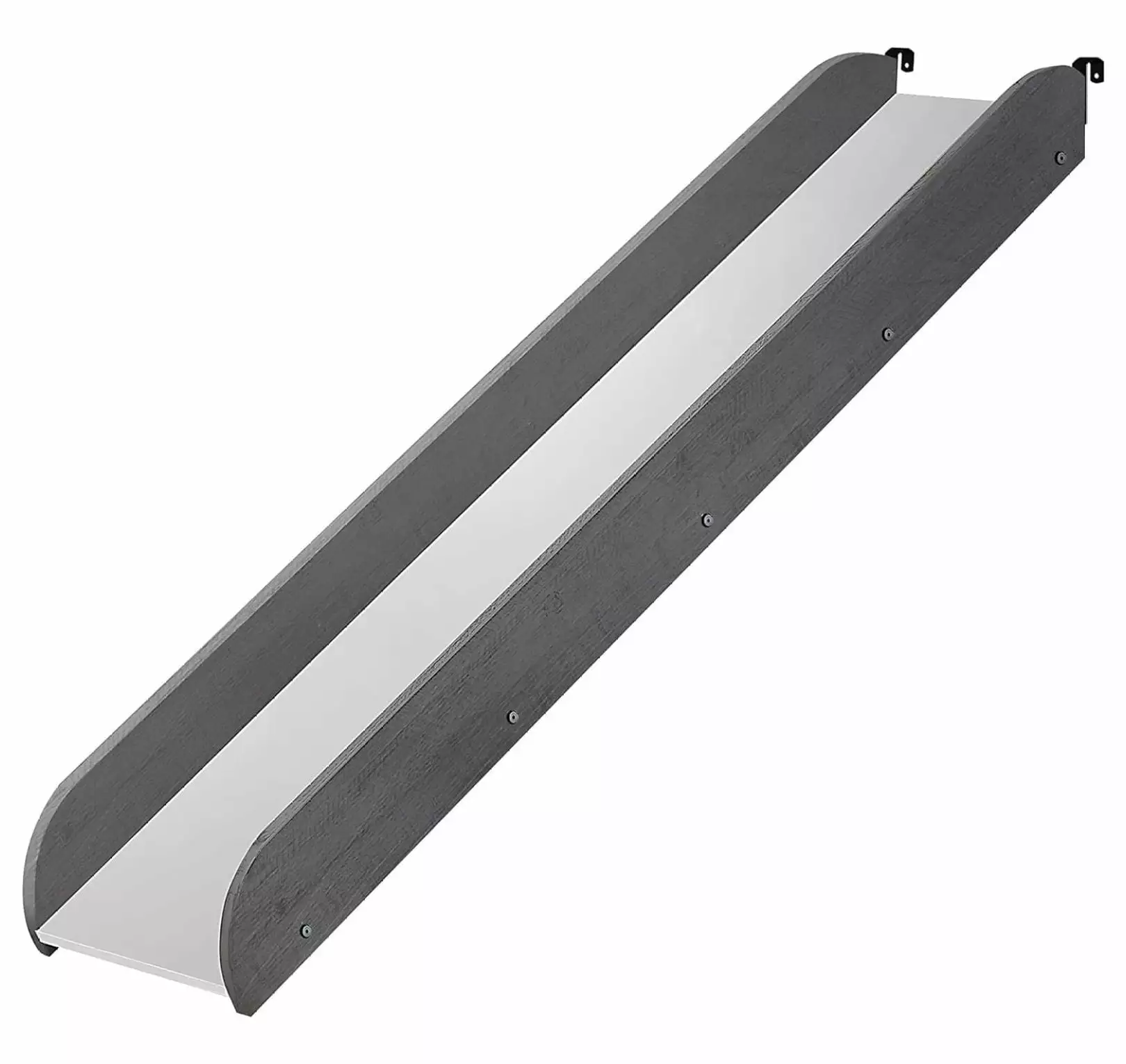 Exlonjet Antique Grey Slide Synergistic Low Loft Bed Fun Slide