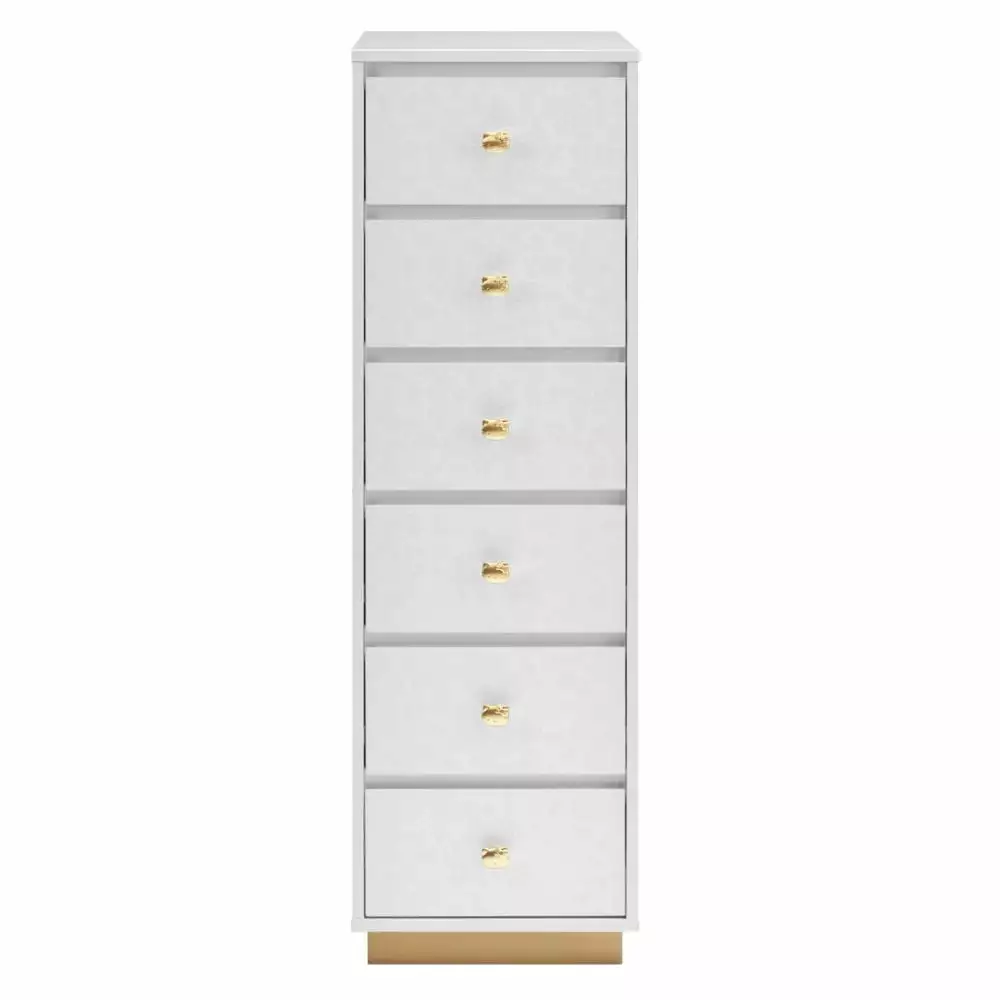 Impressions Vanity Hello Kitty SlayStation 6 Drawer Makeup Vanity Storage Unit Gold IMPRESSIONS VANITY ?? COMPANY
