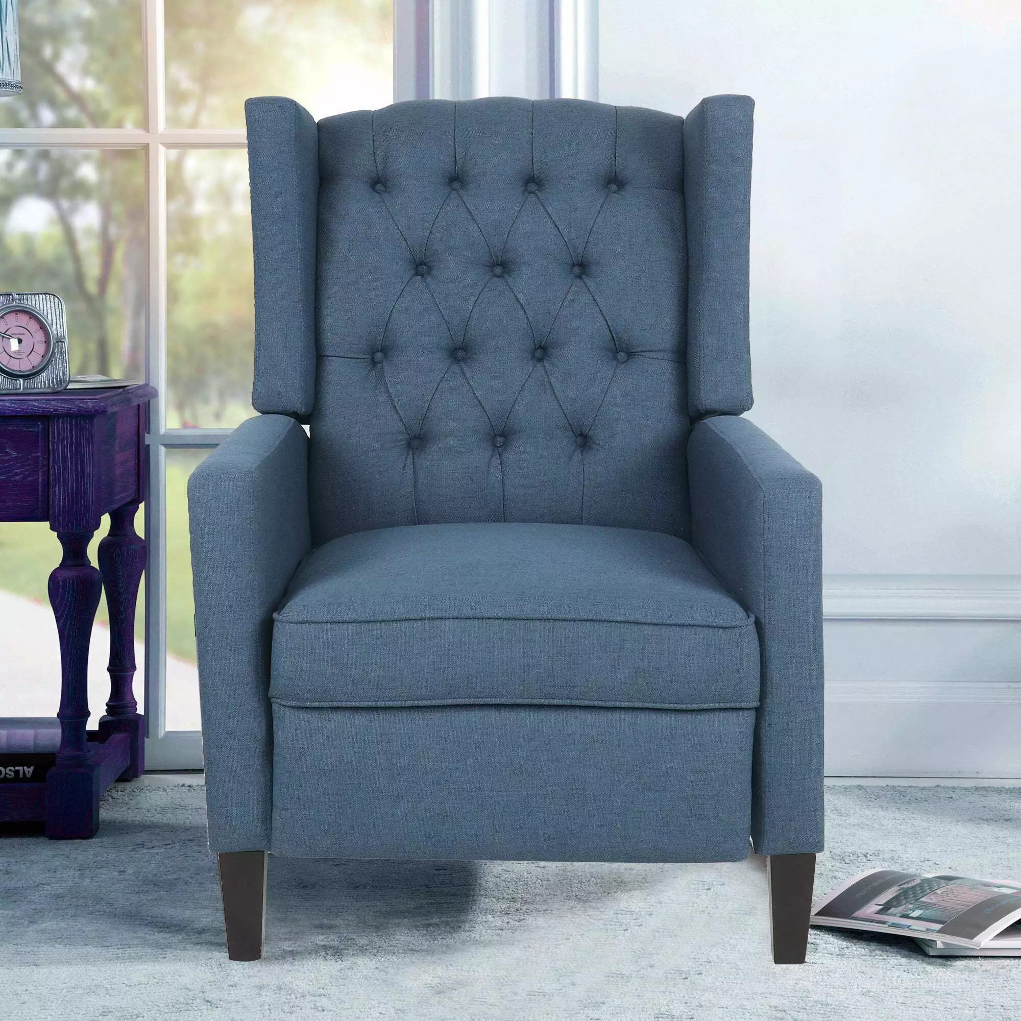 House Arm Pushing Recliner Chair Living Room