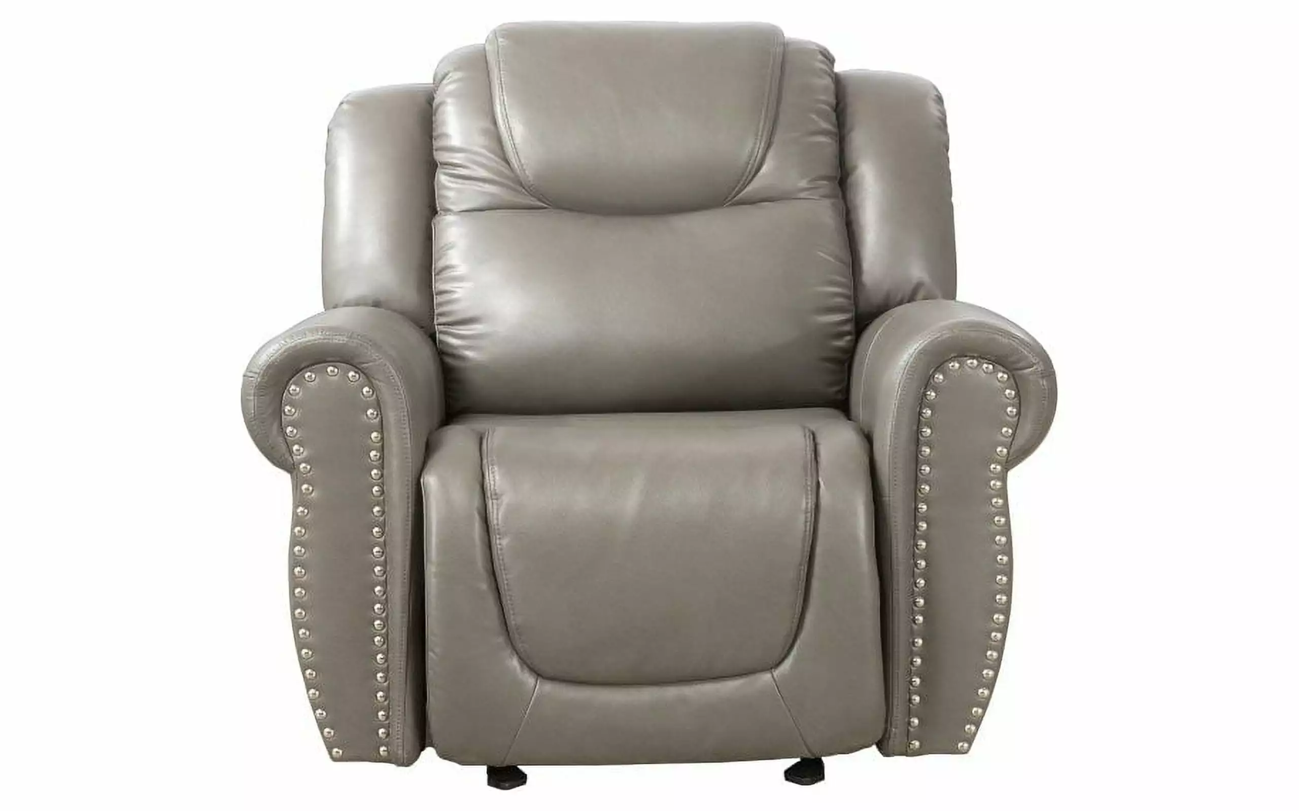 PonLiving 41'' Wide Manual Standard Recliner Chair Grey