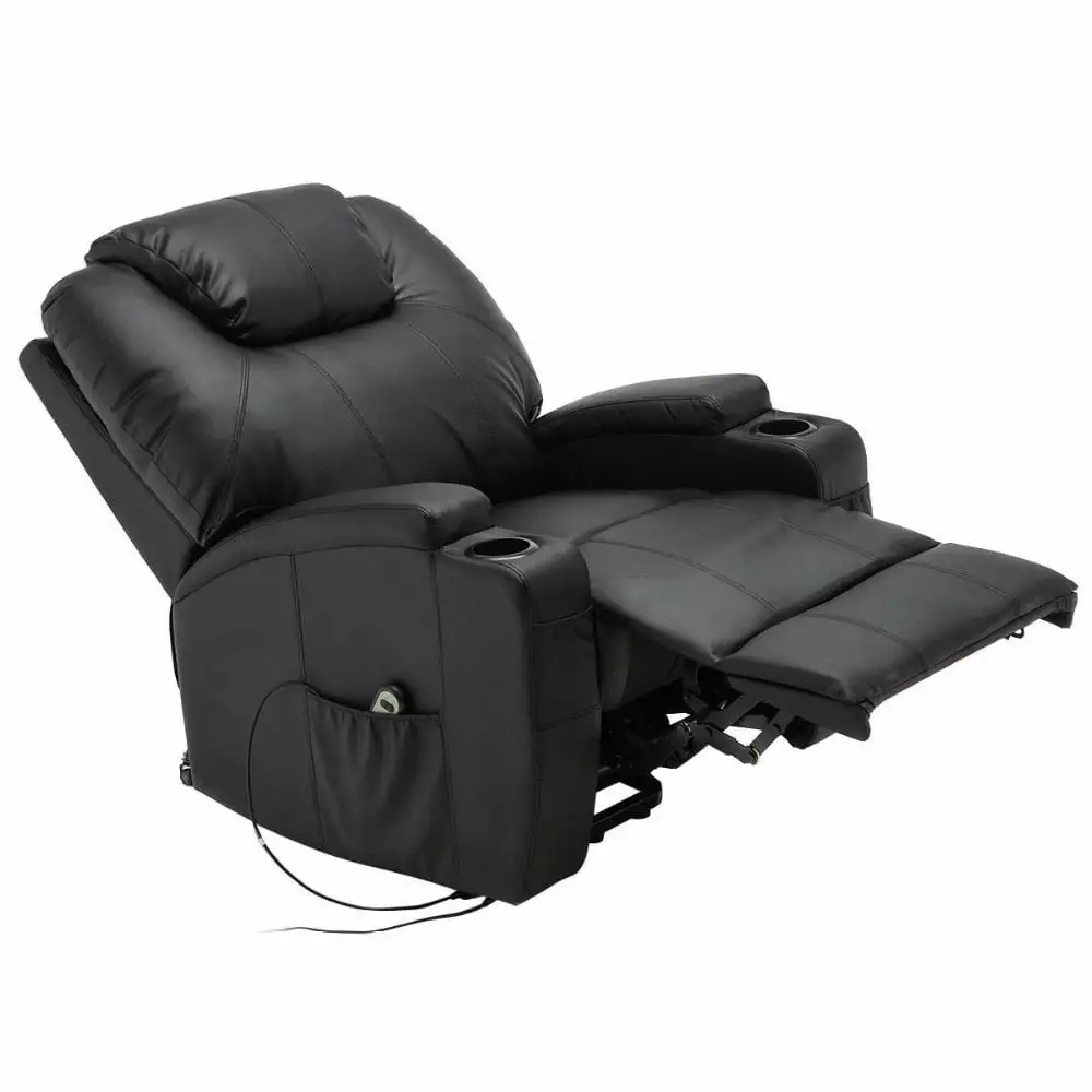 Electric Lift Power Recliner Chair Heated Massage and Remote Control Modern Lounge Sofa