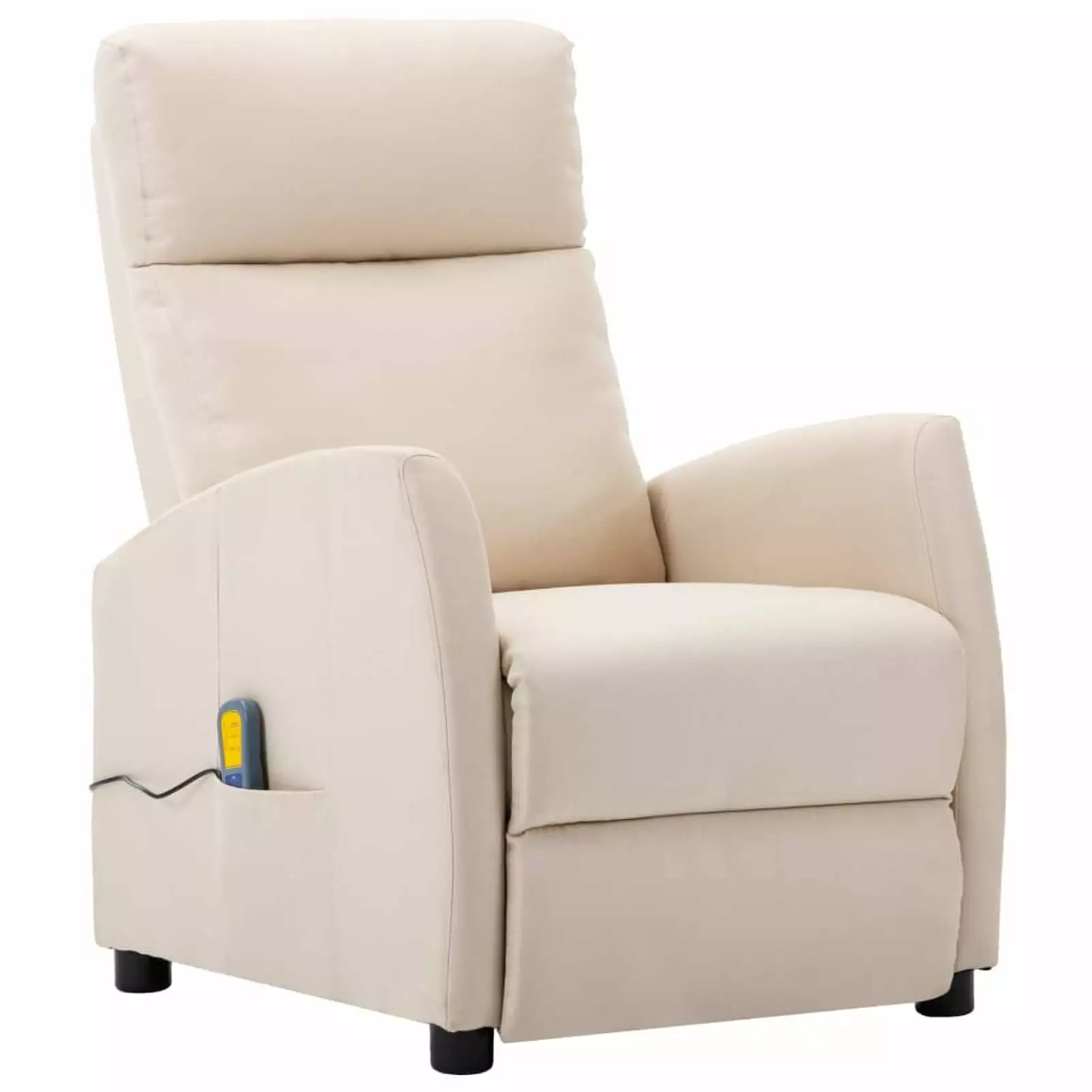 Massage Recliner Fabric Adjustable Backrest and Footrest Living Room Htovila