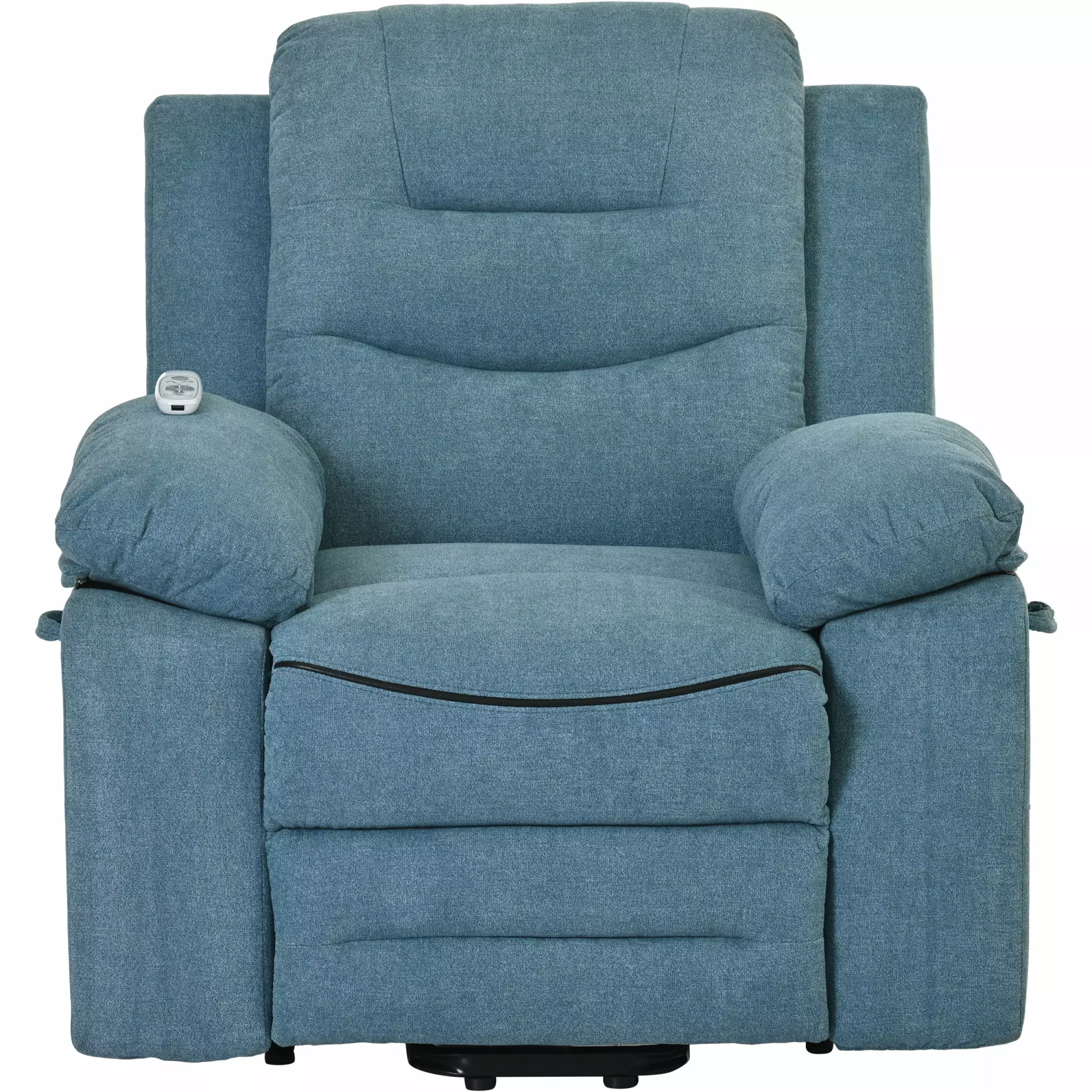 Massage Recliner Power Lift Chair Elderly Adjustable Massage Heating Function Blue Miekor