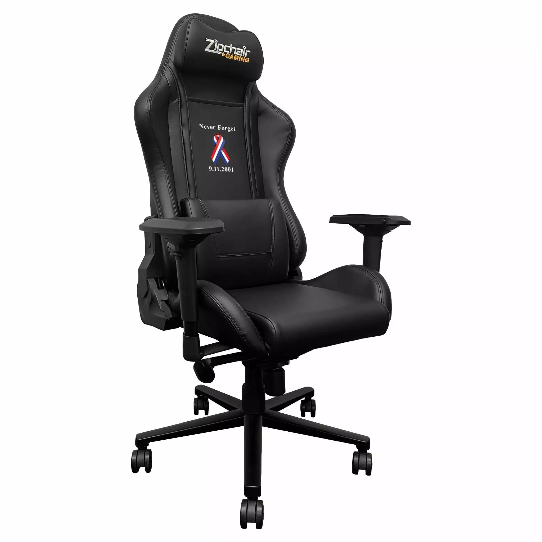 Xpression Pro Gaming Chair 9/11 Never Forget Logo - Memorial Themed Gaming Chair DreamSeat