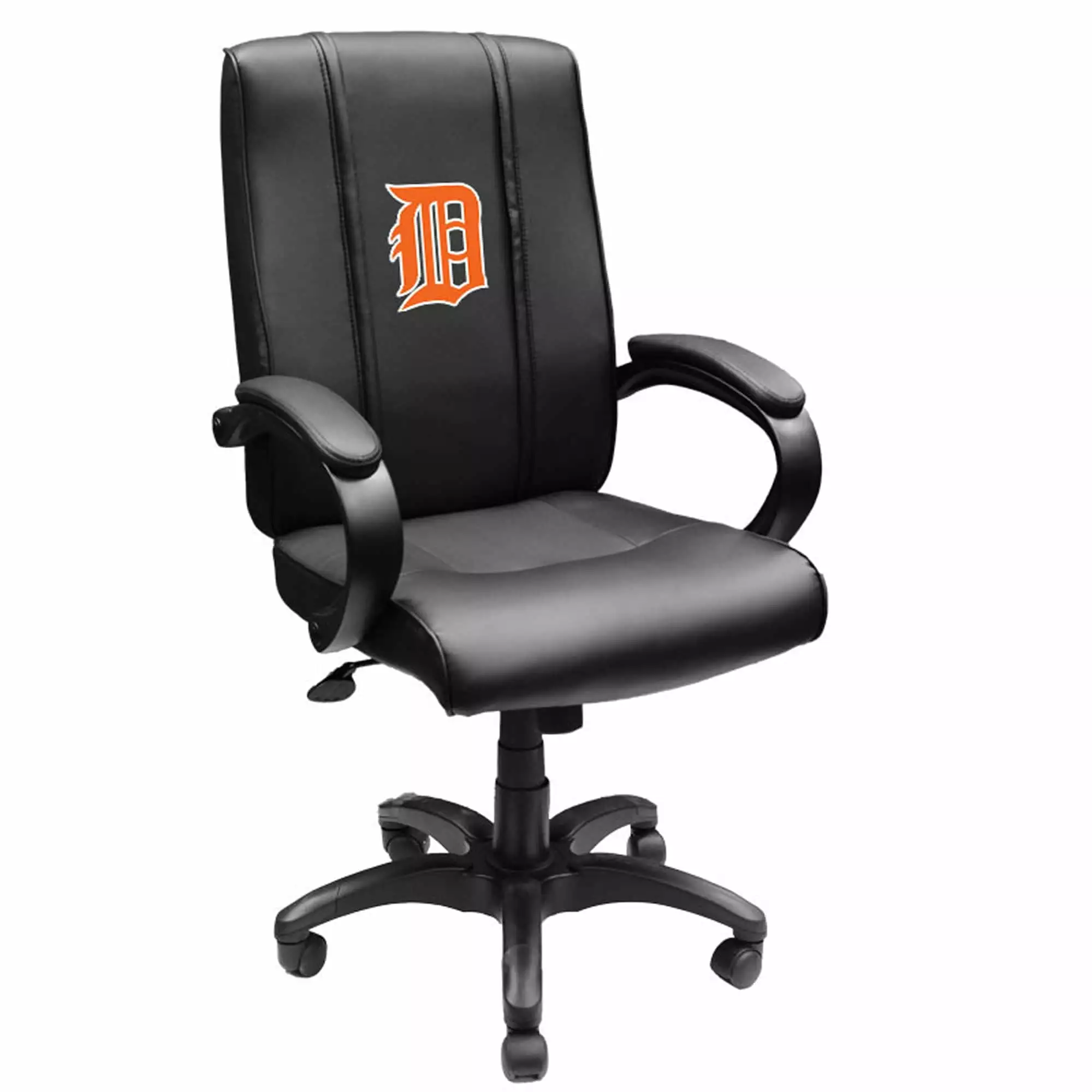 DreamSeat Phantomx Swivel Black Ergonomic Mesh Gaming Chair Corvette Coupe Logo Adjustable Arms