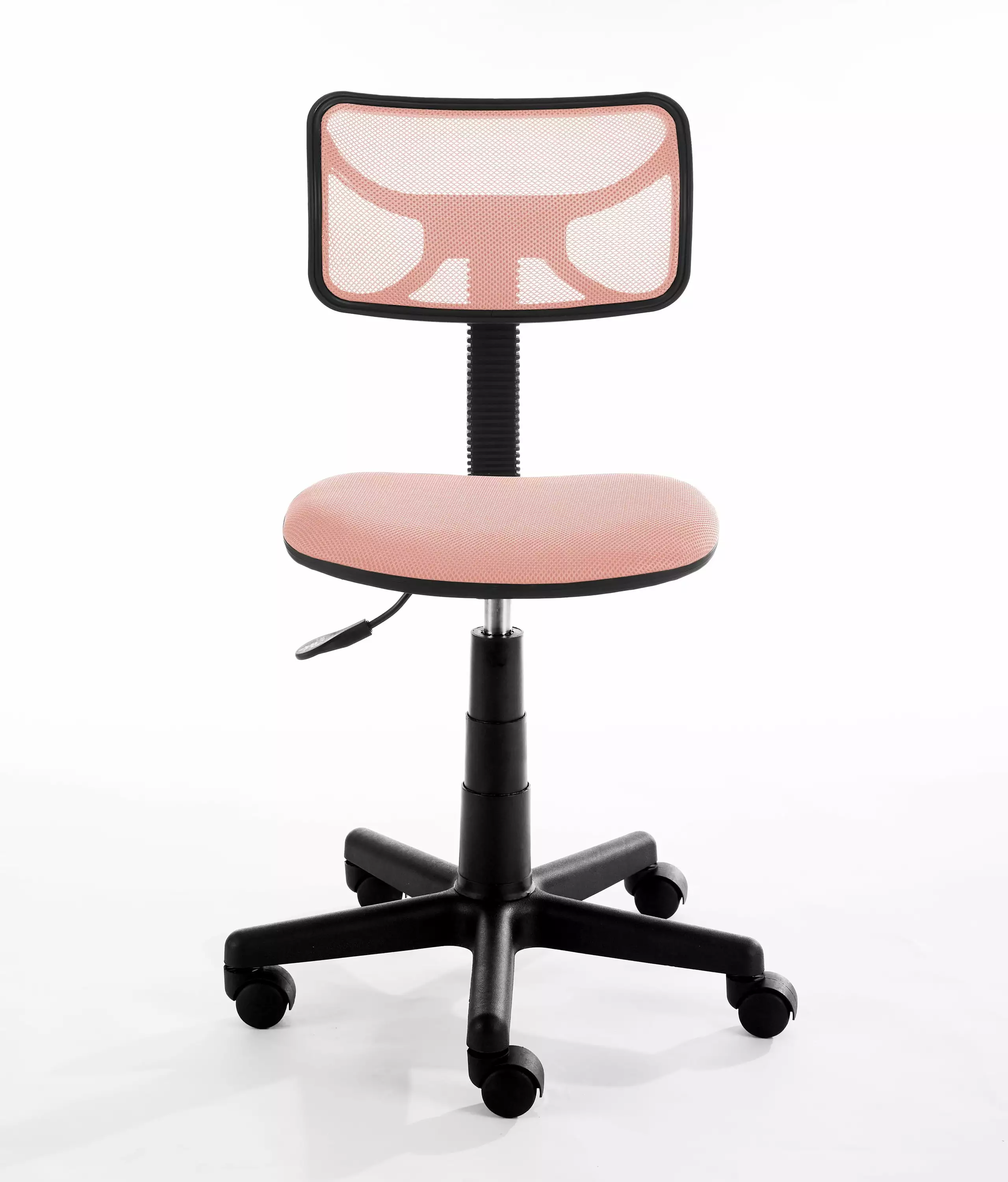 Urban Shop Swivel Mesh Office Chair Pink Adjustable Height Ergonomic Desk Chair