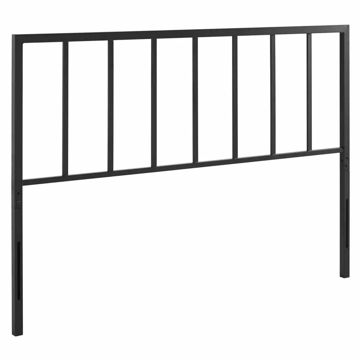 Modway Tatum Queen Modern Style Powder Coated Iron Headboard Black