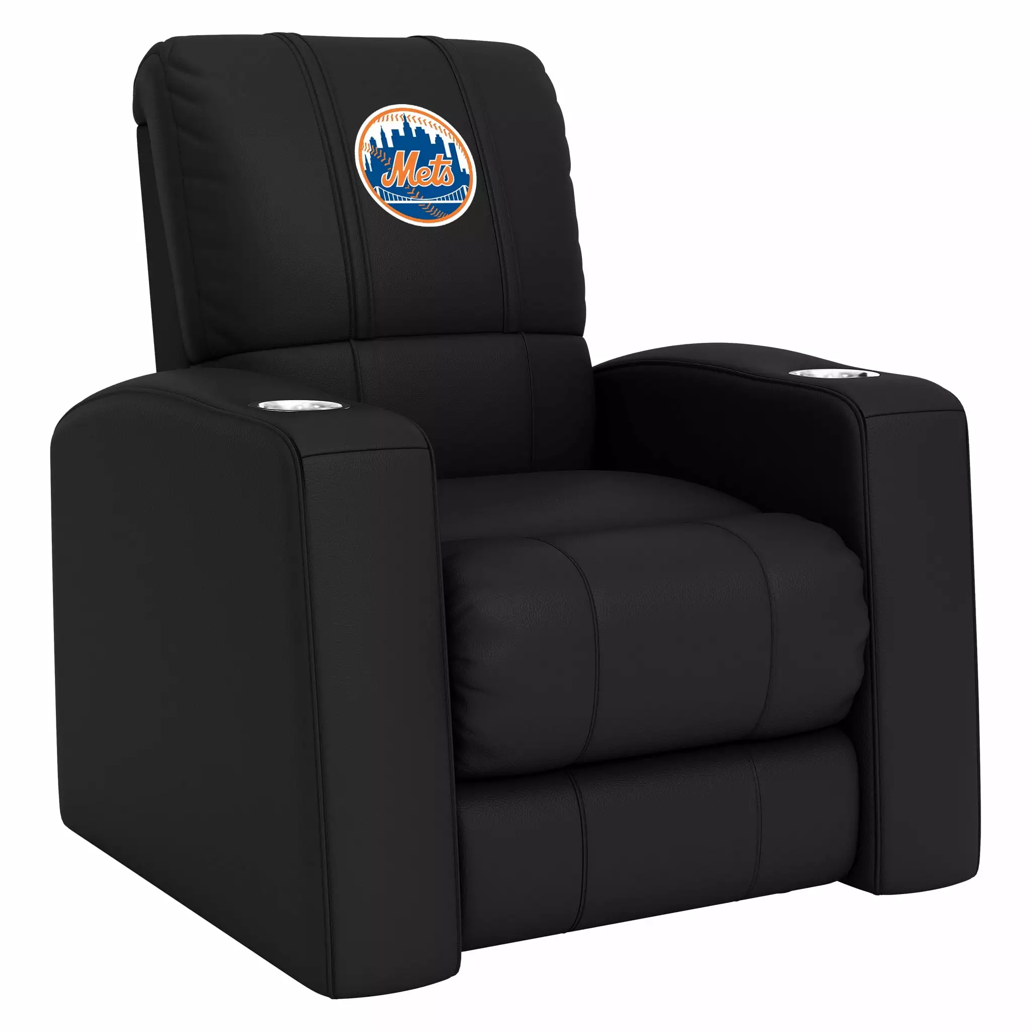DreamSeat Relax Black Recliner Embroidered New York Mets Logo