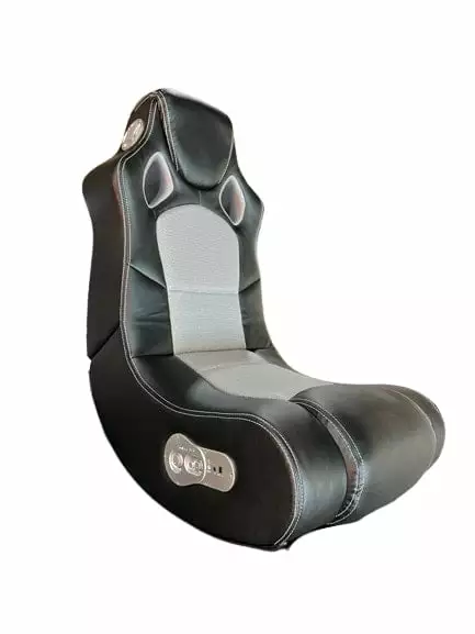 Racing Gaming Chair Bluetooth Speakers Black Gray DJ Corp Design