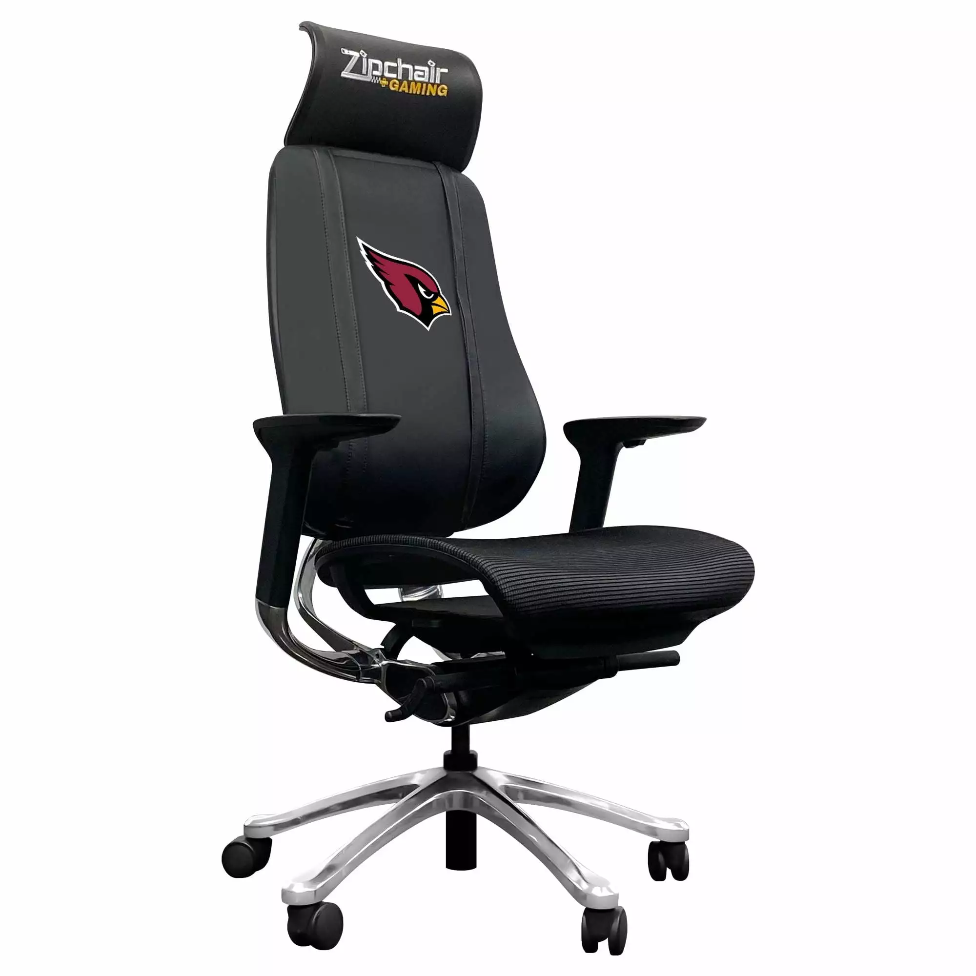 Arizona Cardinals Primary Logo PhantomX Mesh Gaming Chair Zipper System DreamSeat