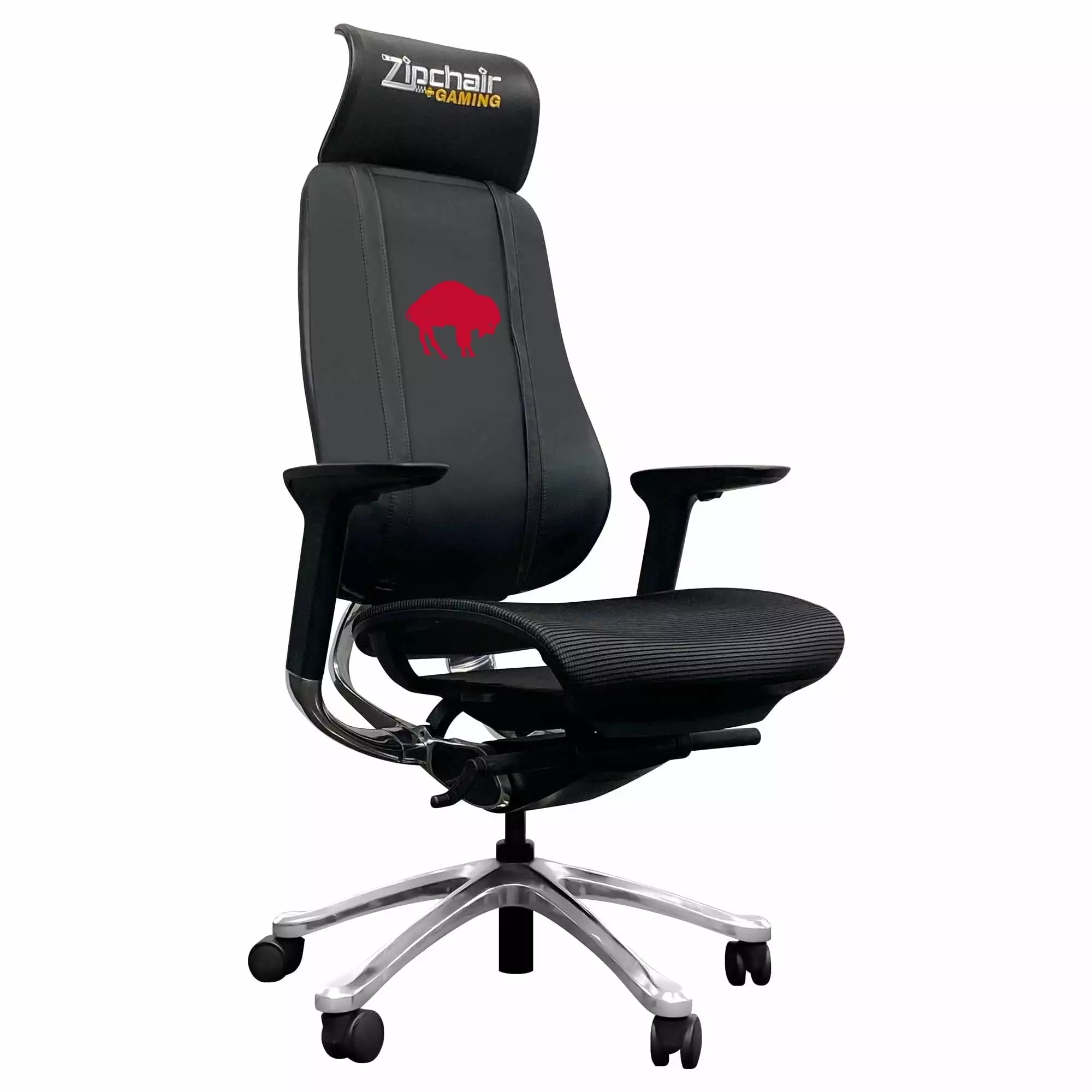 Buffalo Bills Secondary Logo PhantomX Mesh Gaming Chair Zipper System DreamSeat