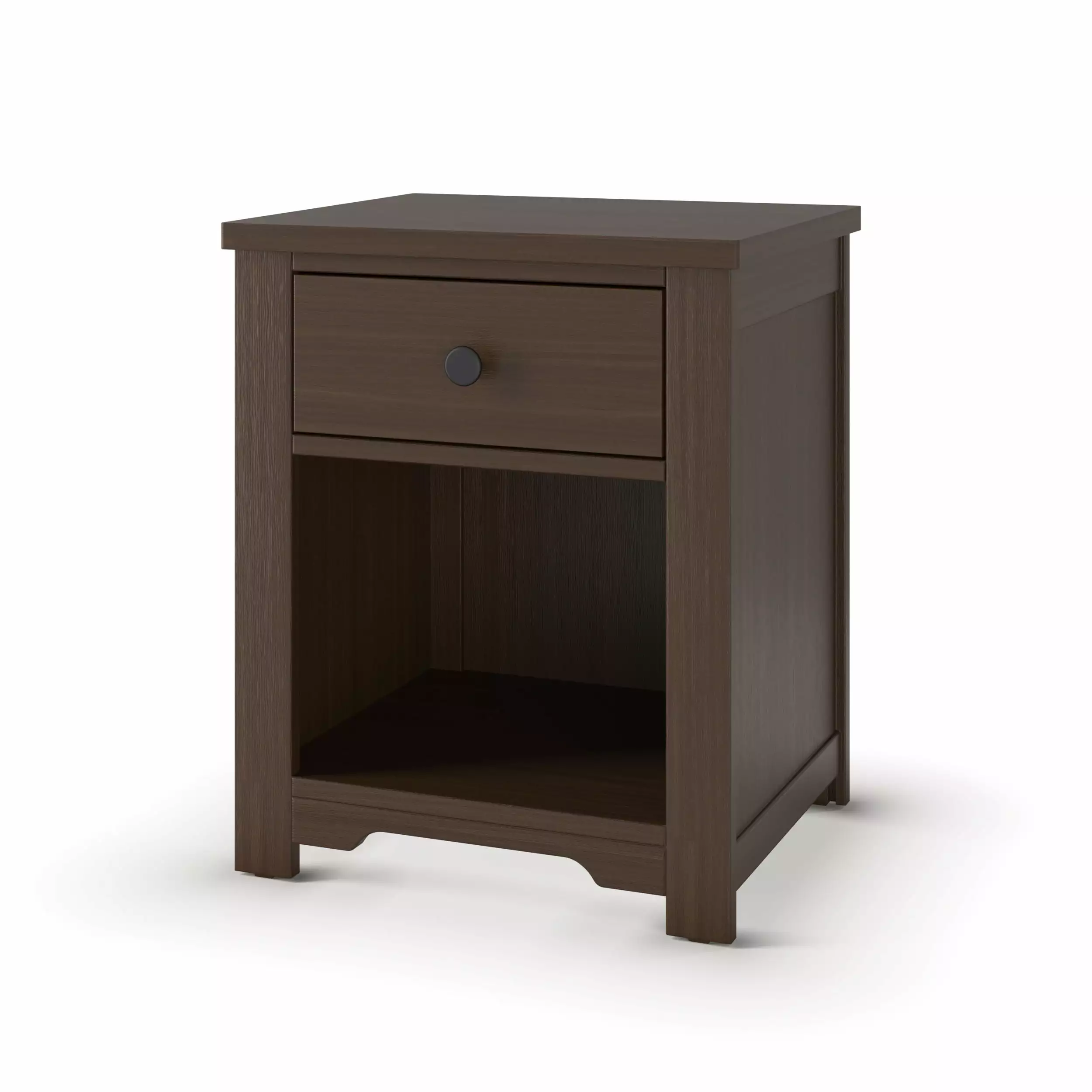 Child Craft Harmony Nightstand Brushed Truffle Finish - Kids Bedroom Side Table