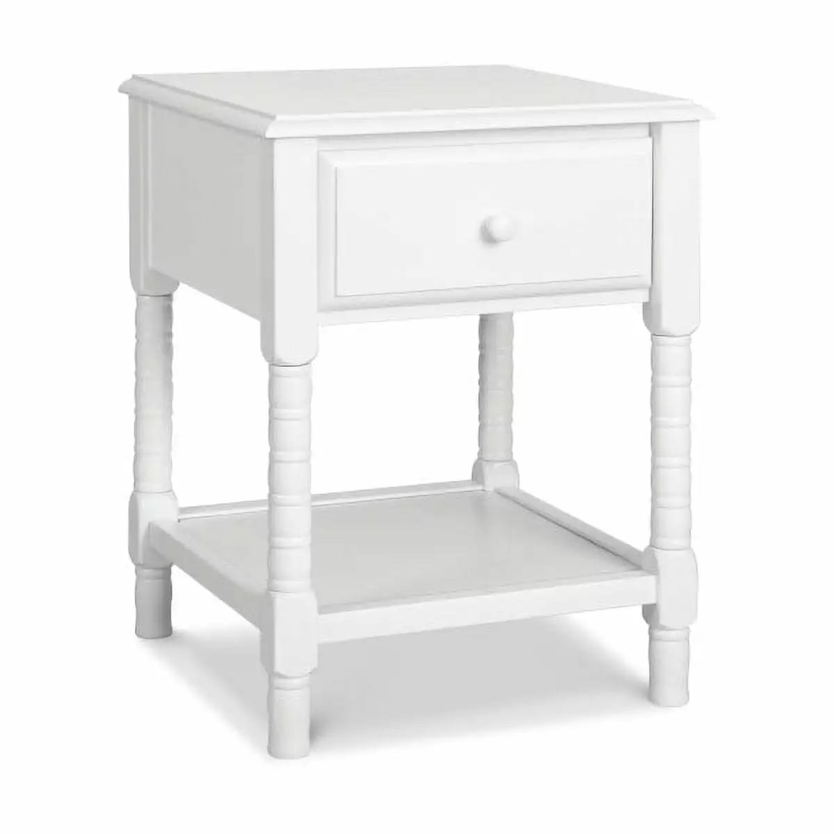 DaVinci Jenny Lind Engineered Wood Spindle Kids Nightstand White