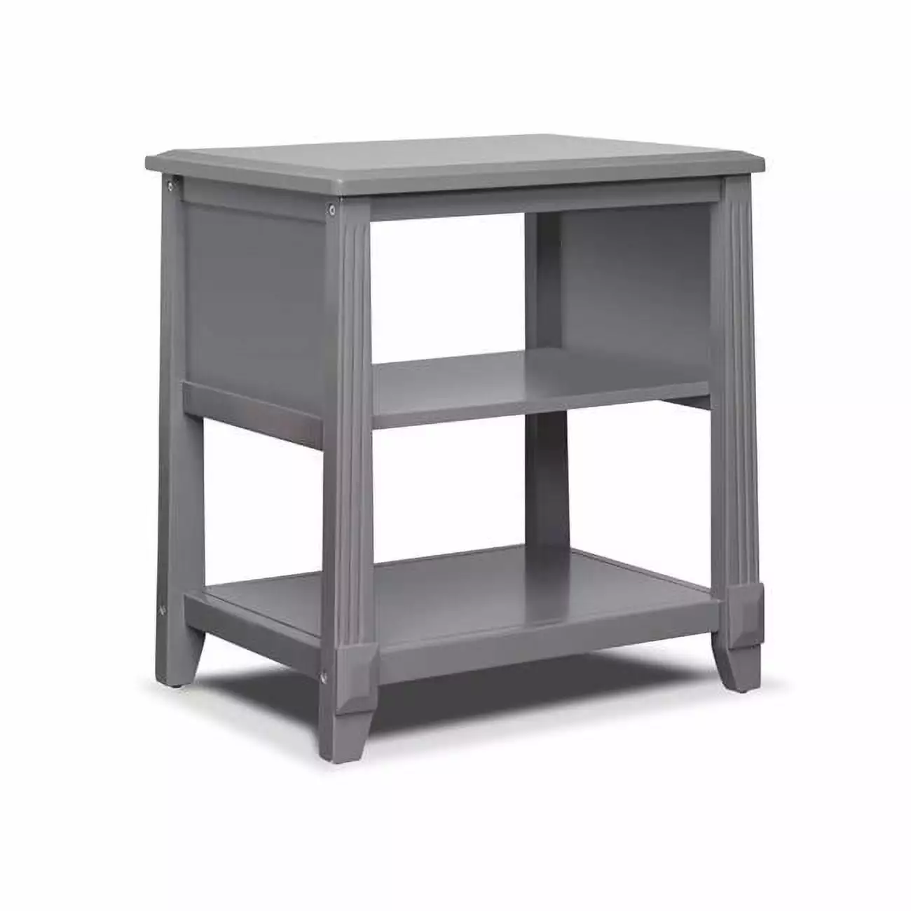 Sorelle Berkley Nightstand Gray - Kids Bedroom Side Table Storage Sorelle Furniture