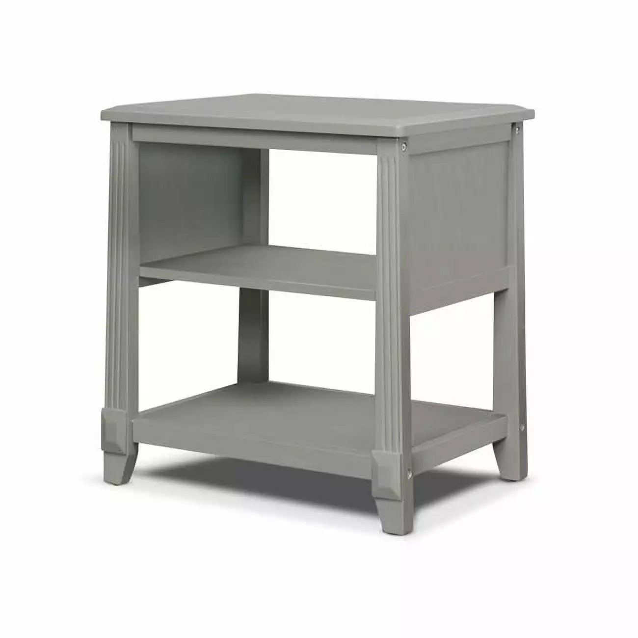 Sorelle Berkley Nightstand Weathered Gray Bedside Table Bedroom Sorelle Furniture