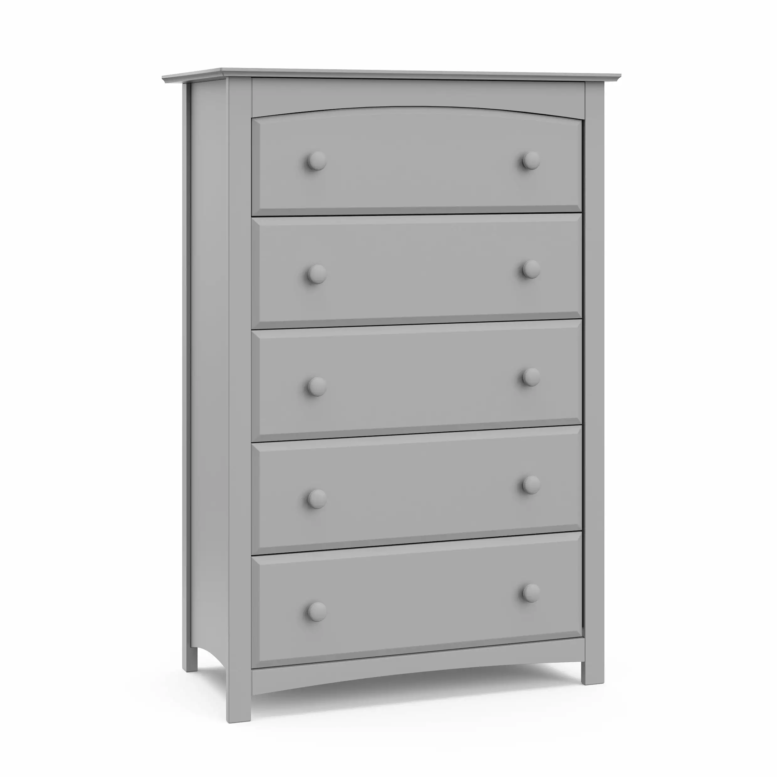 Storkcraft Kenton 5 Drawer Nursery Dresser Pebble Gray